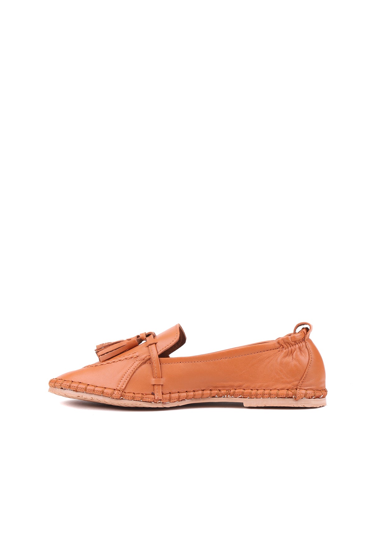 STATO Zurich loafer taba kombin görünümü