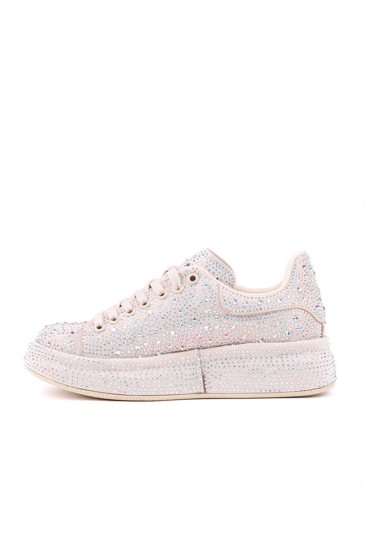Bej kadın sneaker STATO Lessa yakın çekim