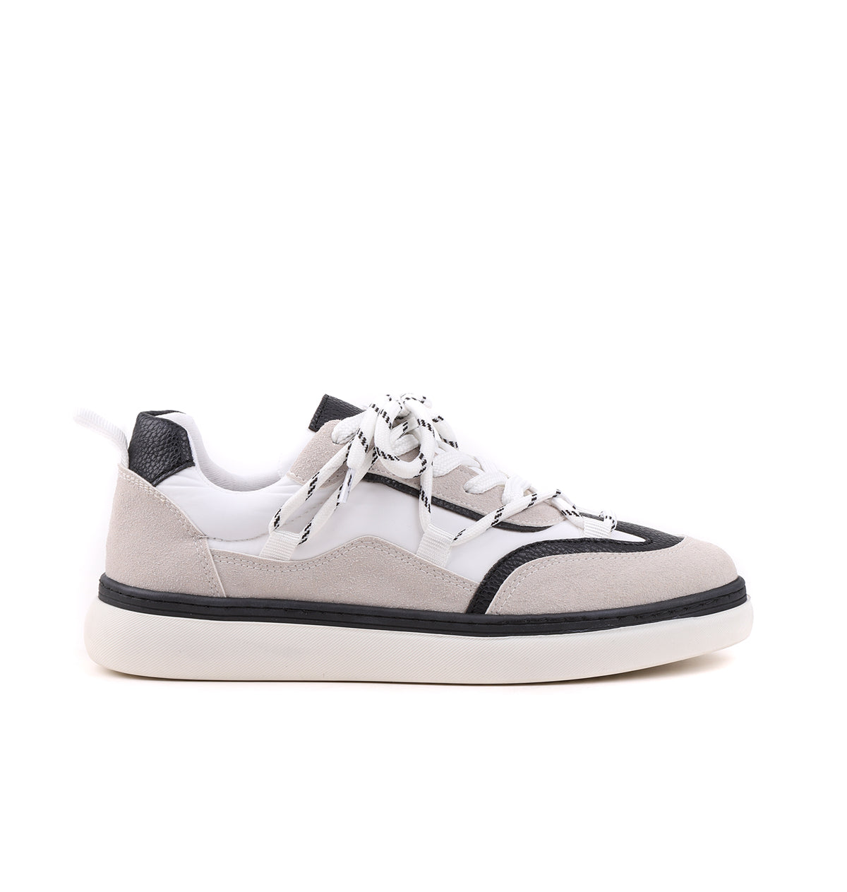 STATO Roman bağcıklı şık kadın sneaker siyah