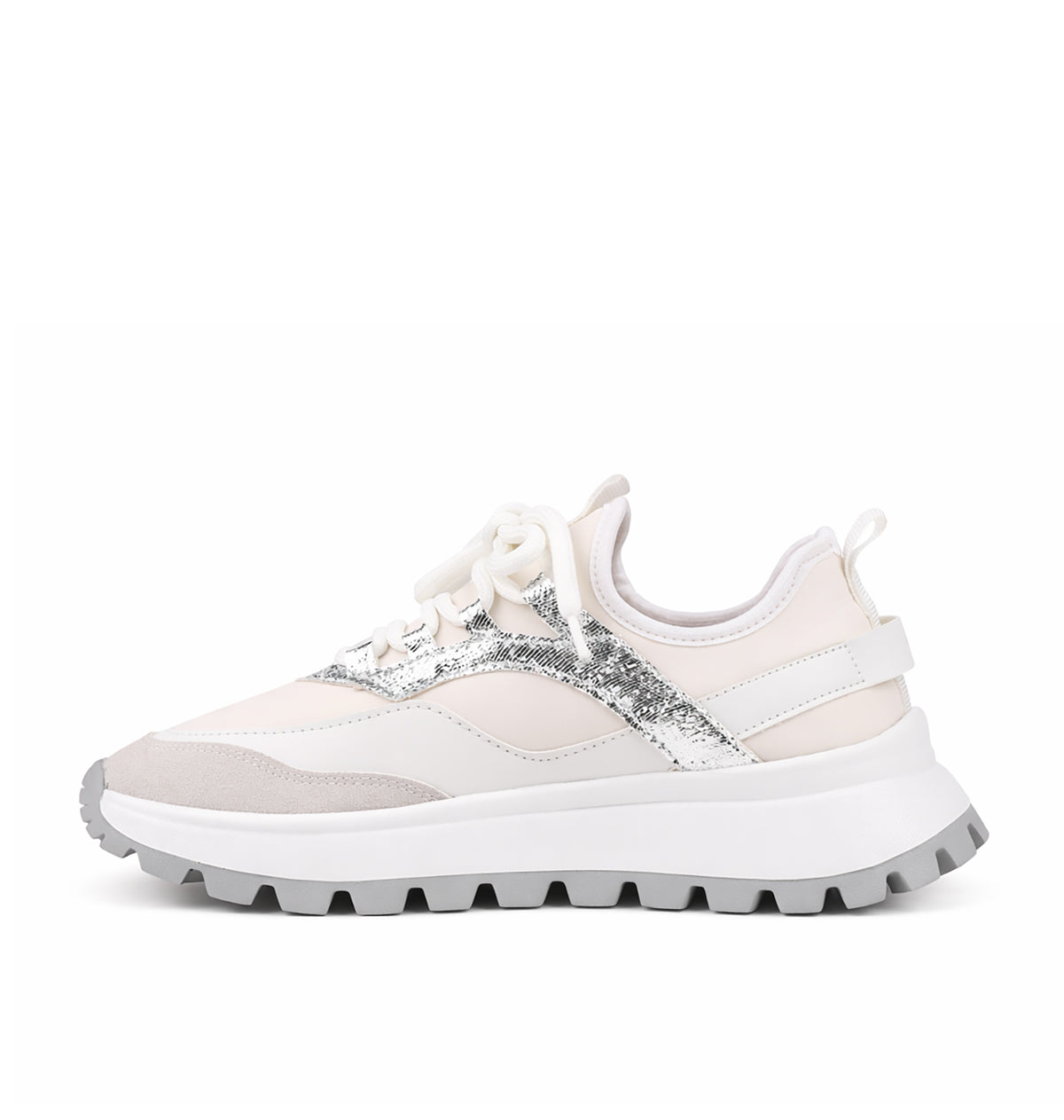 STATO Aura hafif kalın taban kadın sneaker beyaz