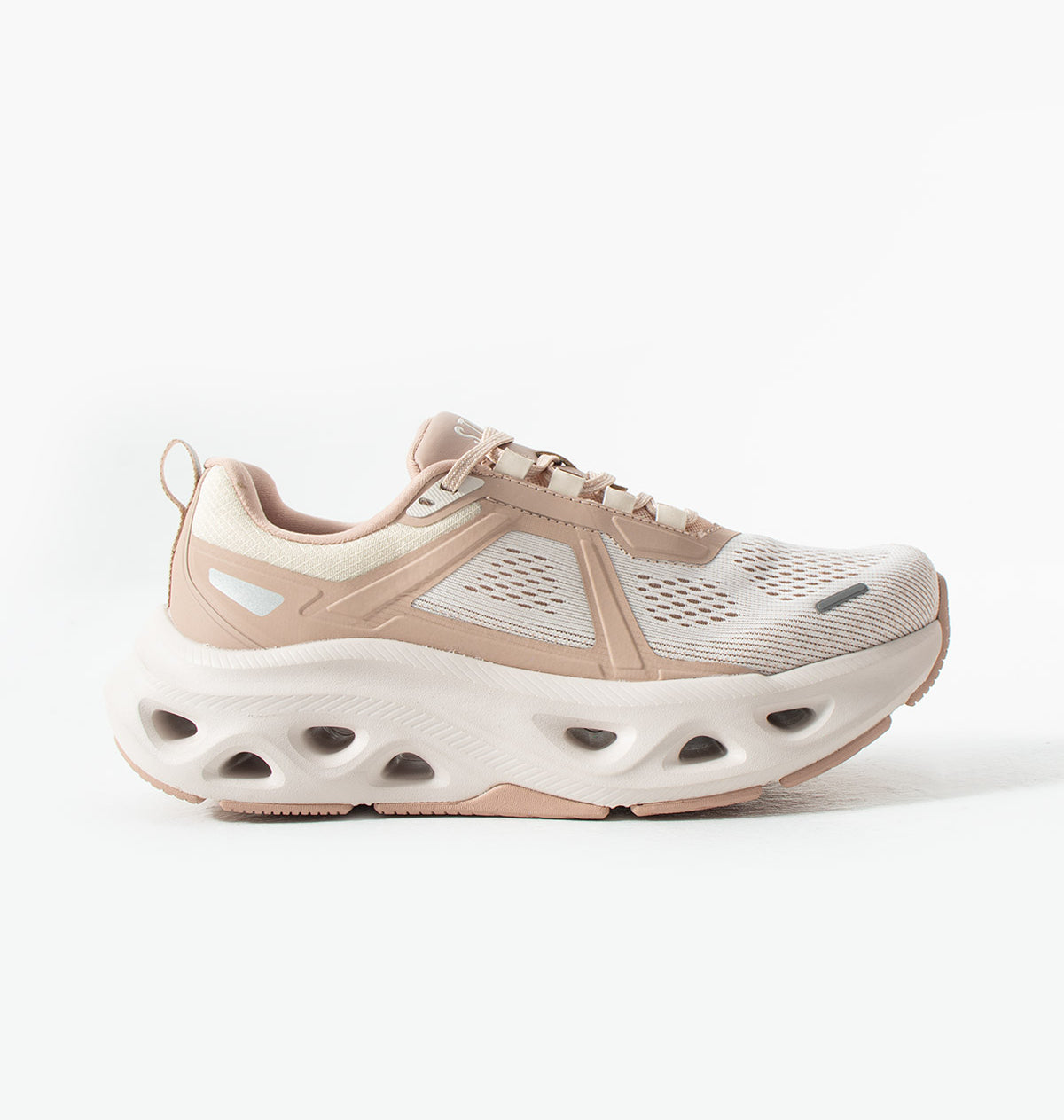 STATO hafif örgü triko kadın sneaker pudra