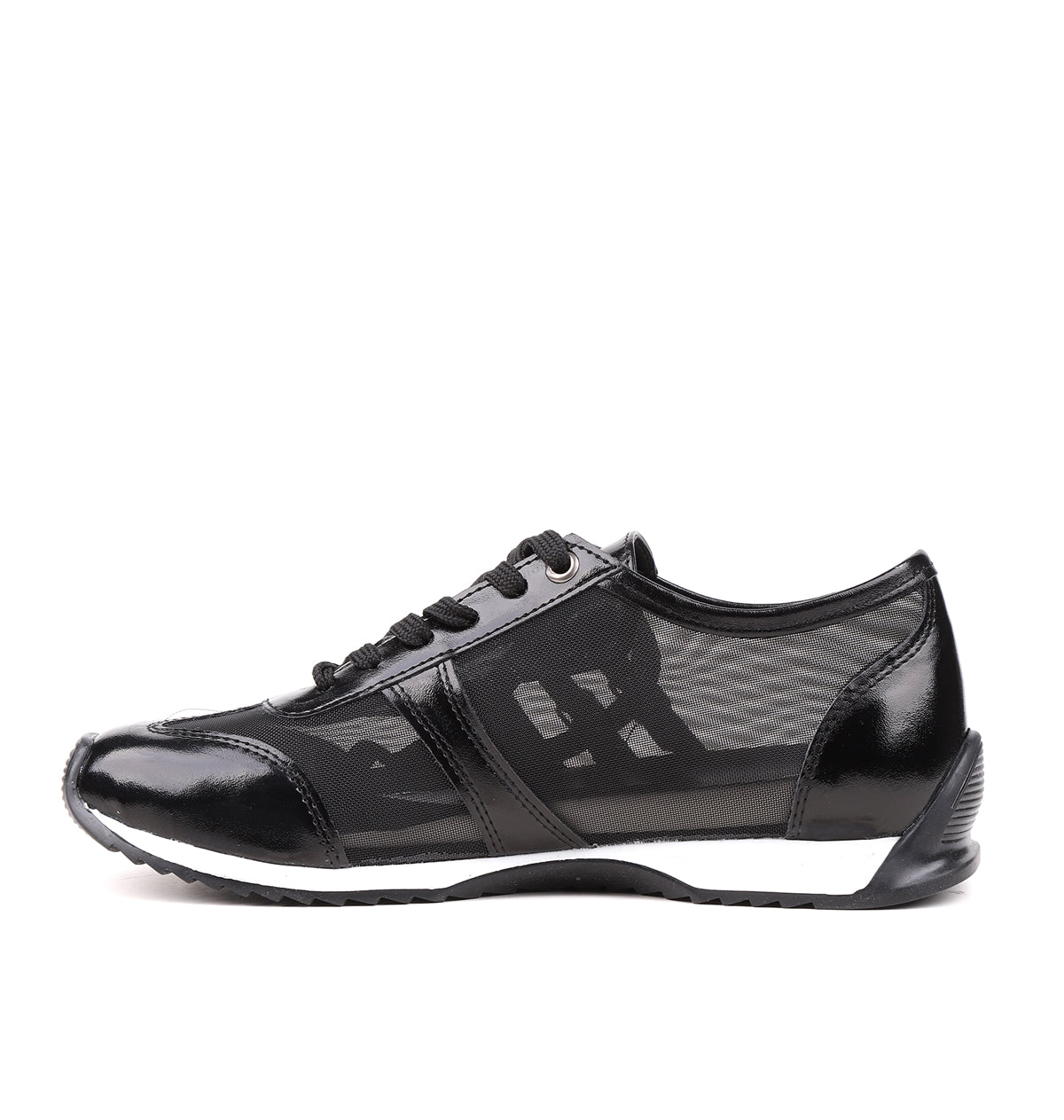 STATO Axis transparan detaylı kadın sneaker siyah