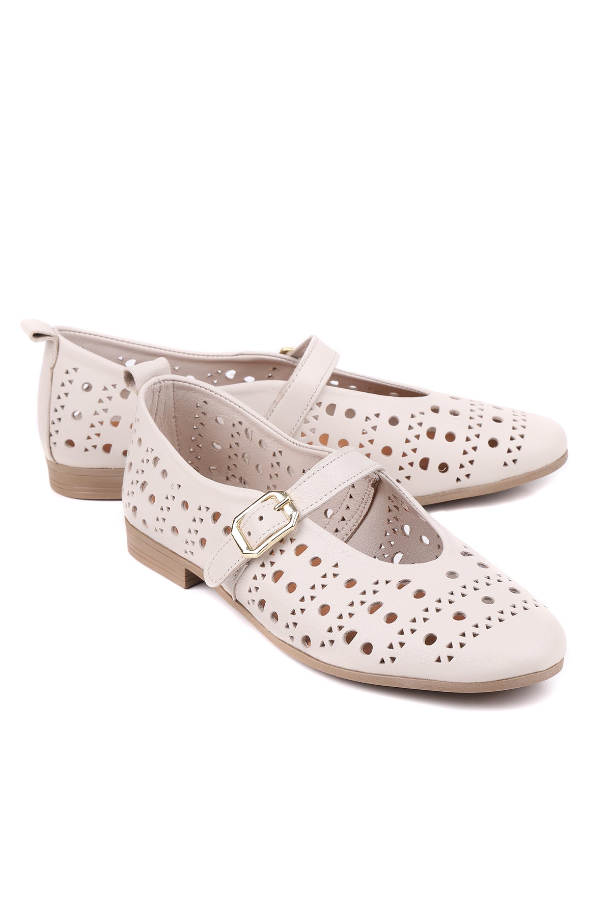 Ekru cilt kadın babet – STATO Ceyra