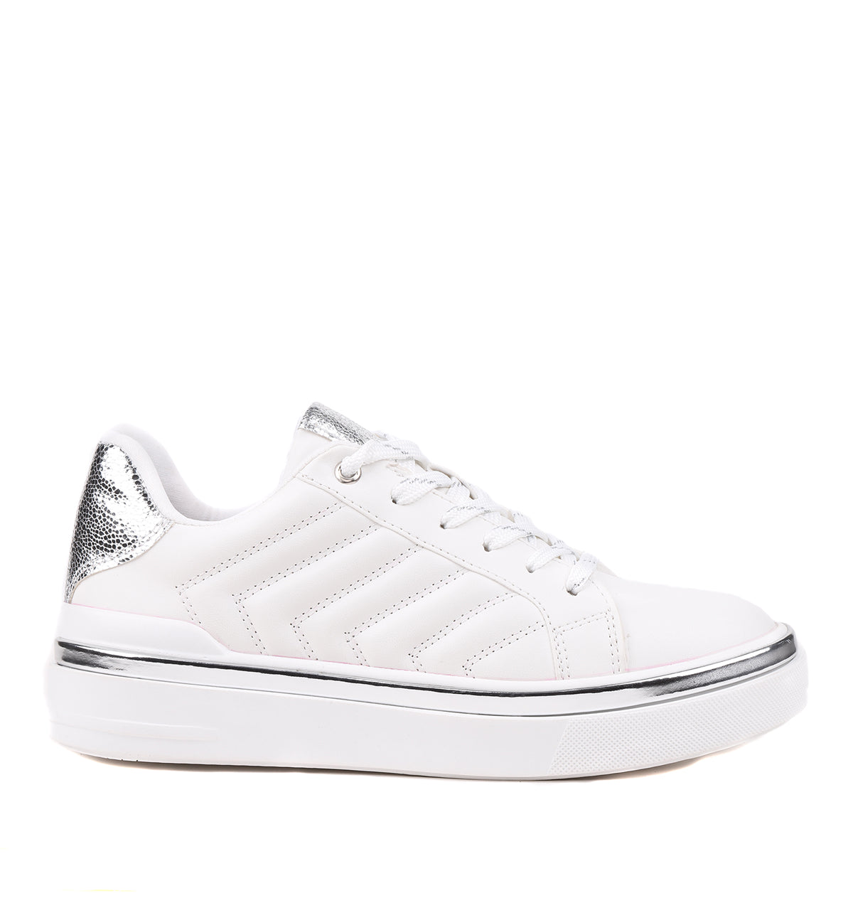 STATO Nova kapitone detaylı kadın sneaker beyaz
