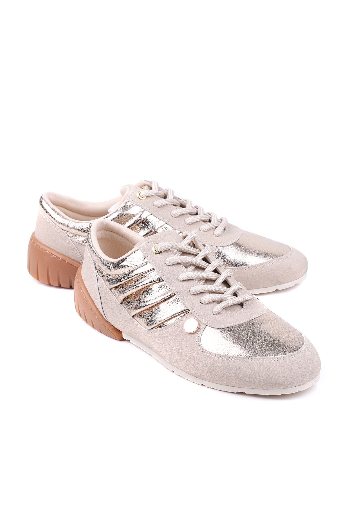 Bej kadın sneaker – STATO Frame