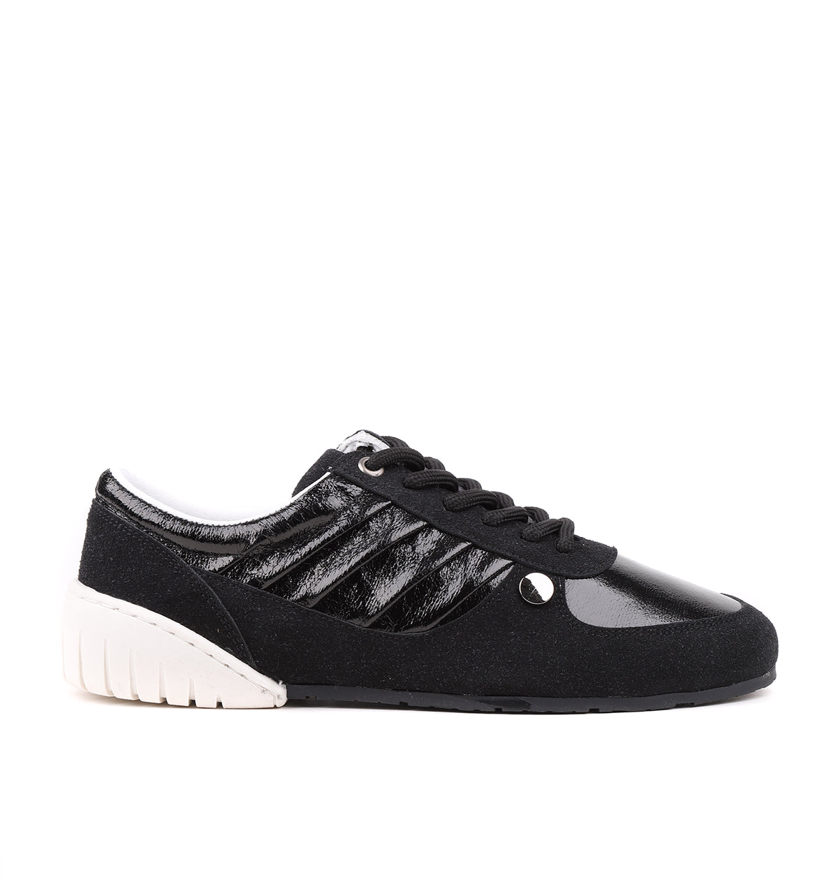 STATO Frame bağcıklı spor kadın sneaker siyah