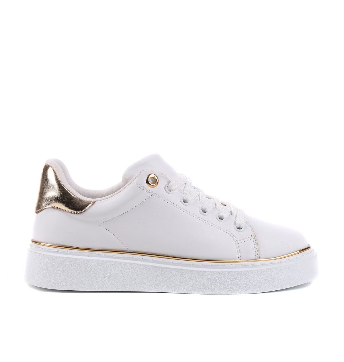 STATO Lisbon minimal şerit kadın sneaker beyaz