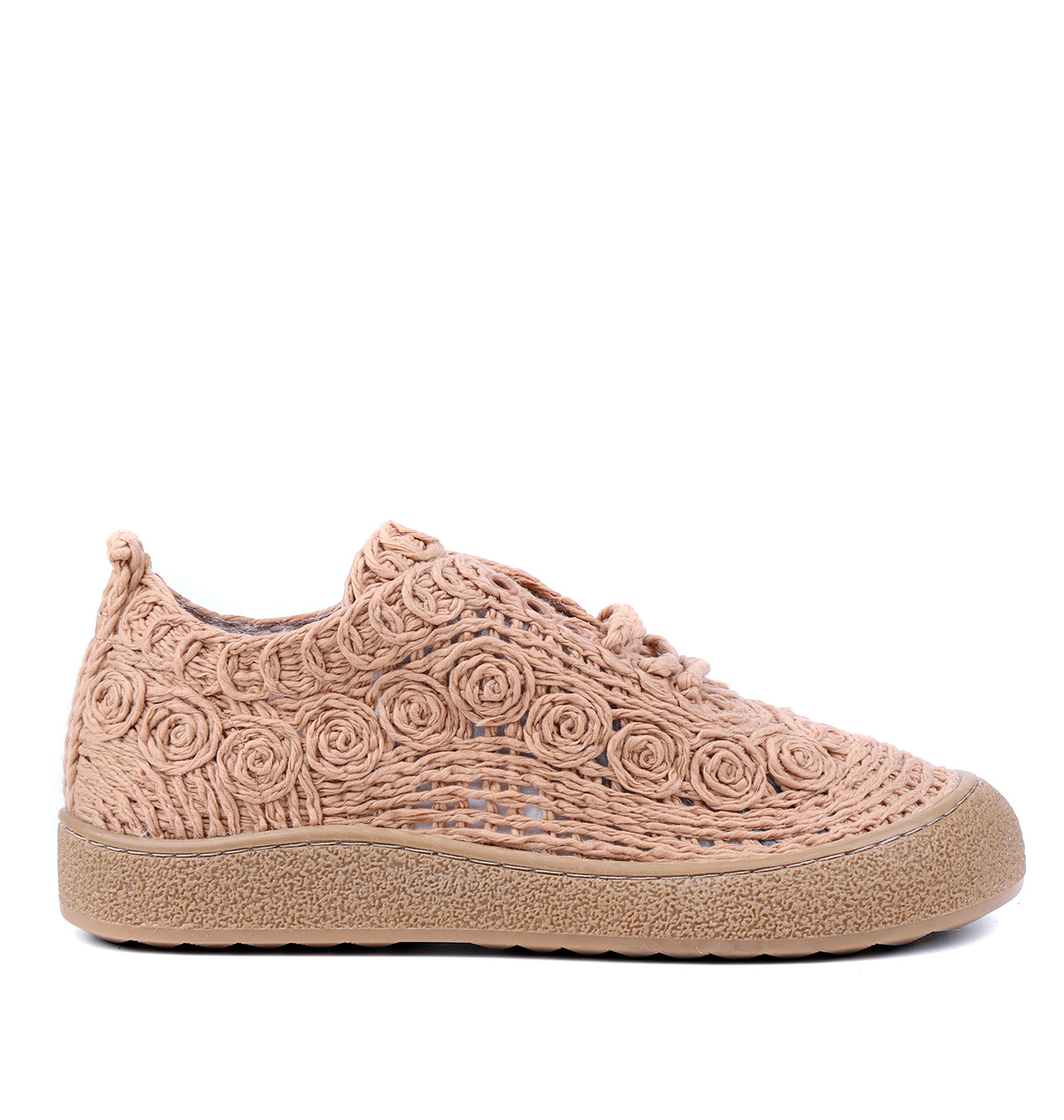 STATO Cloud pamuk örgü kadın sneaker nude