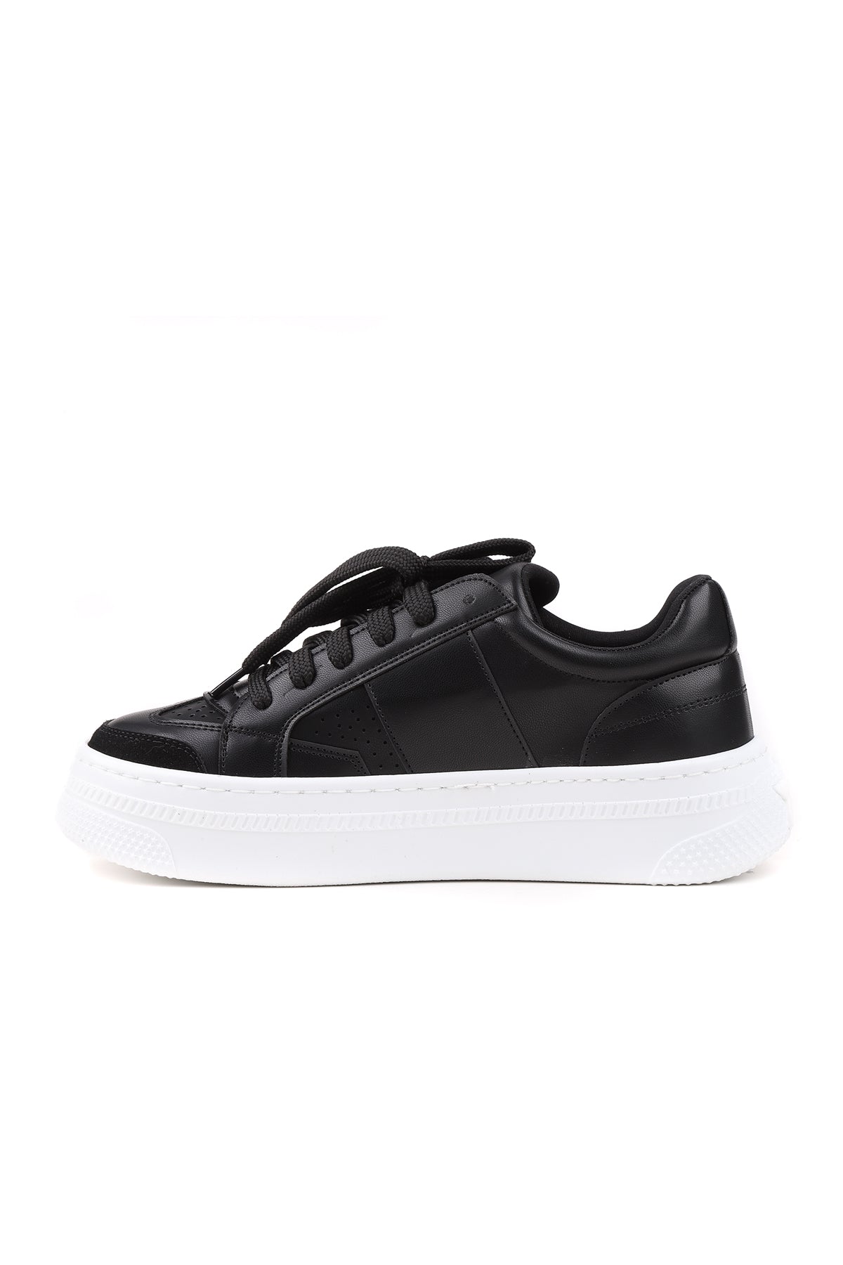 Siyah sneaker STATO Core yandan görünüm