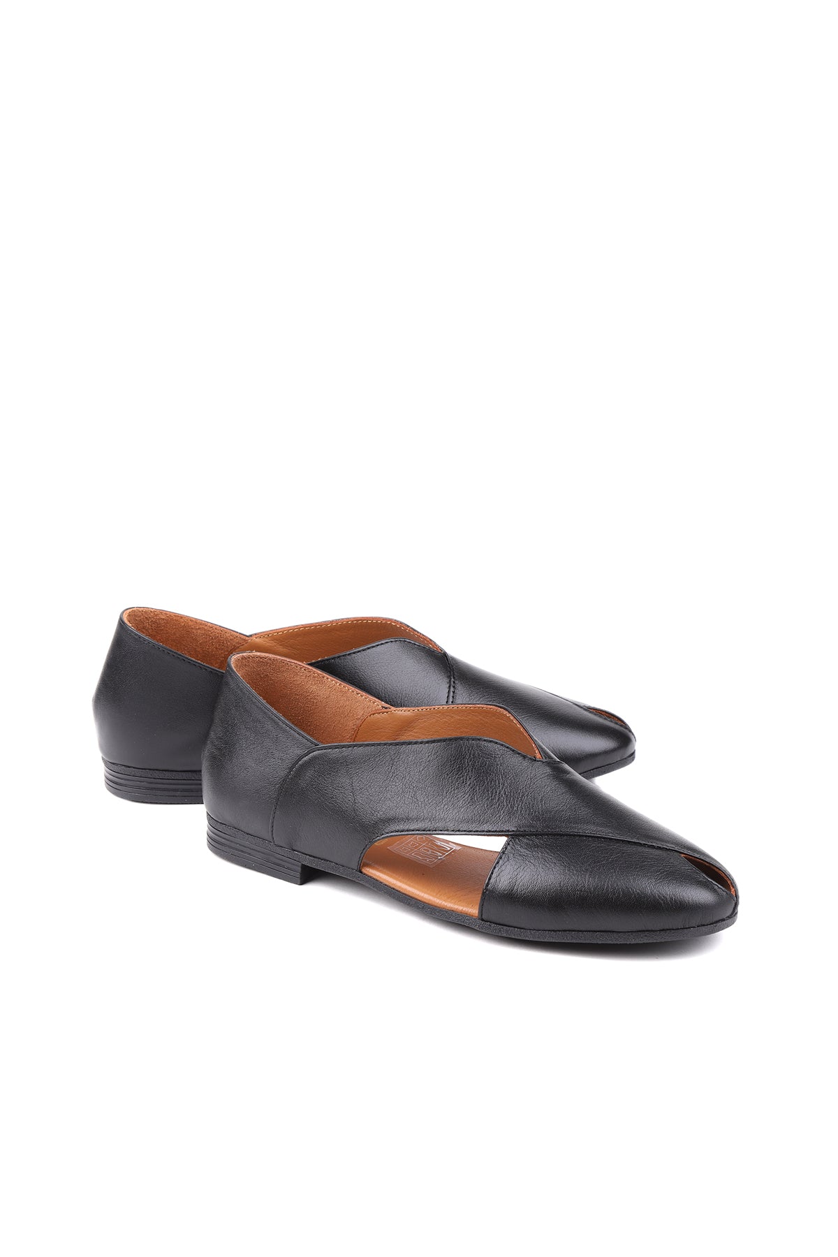 Siyah cilt kadın loafer – STATO Cavel