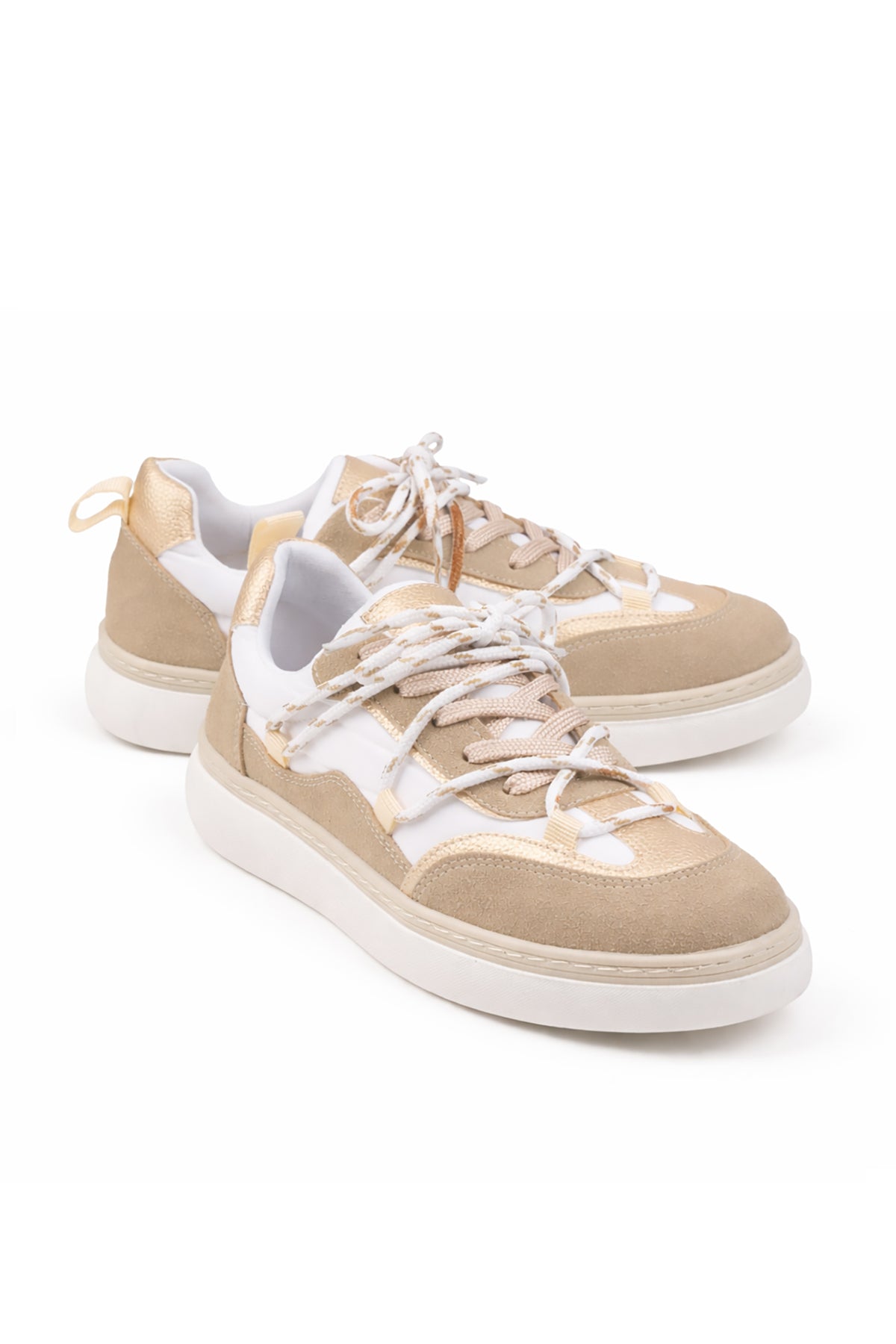 Altın kadın sneaker – STATO Roman