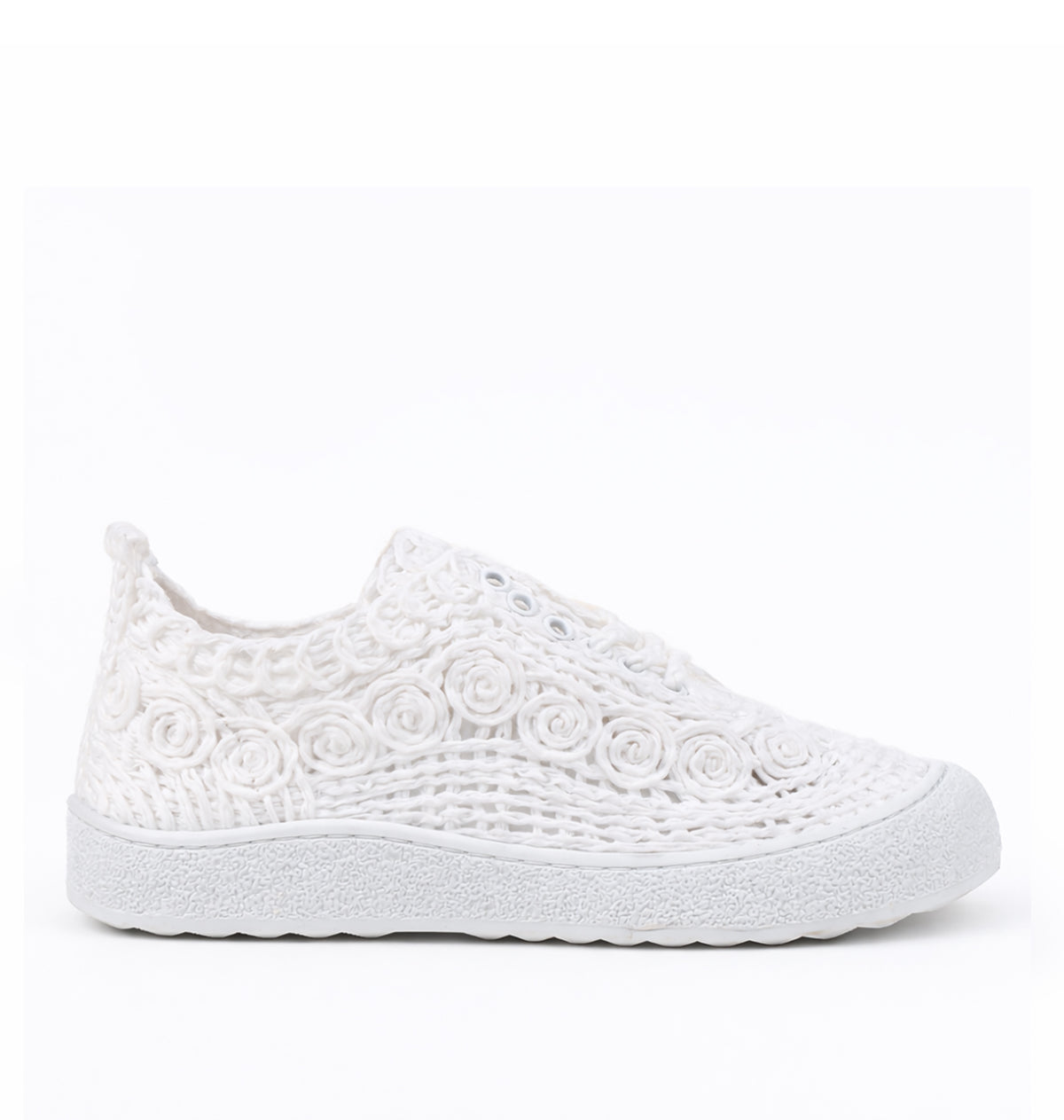 STATO Cloud pamuk örgü kadın sneaker beyaz