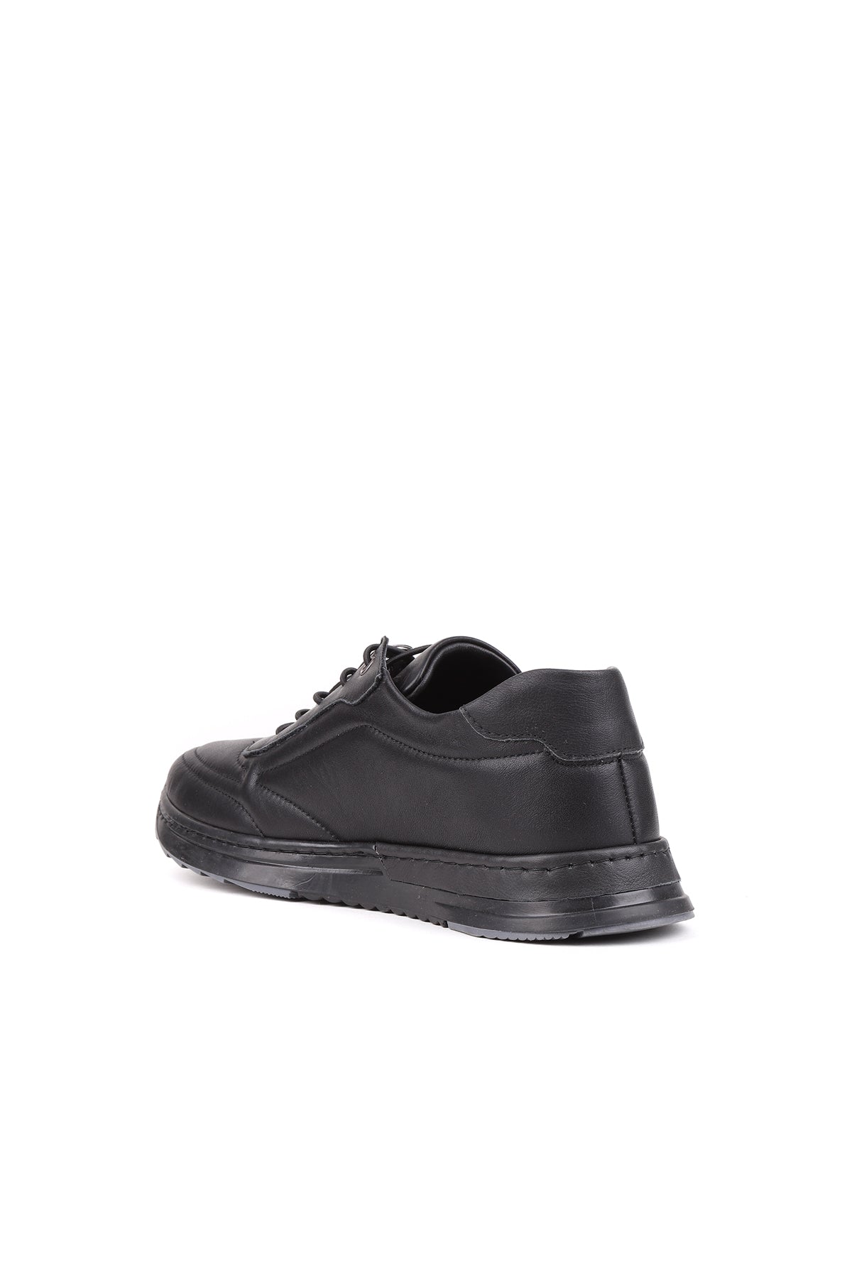 Siyah sneaker STATO Wex yandan görünüm