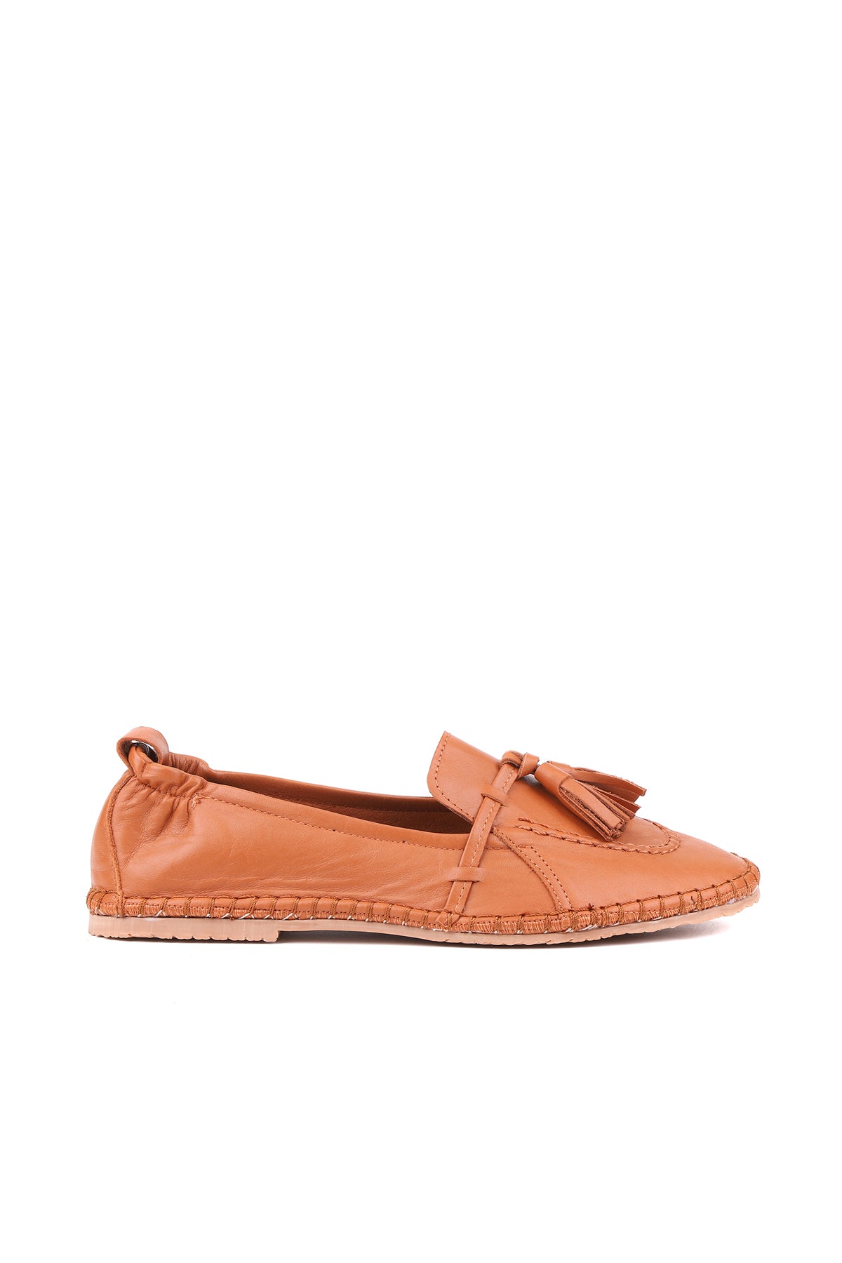 Taba kadın loafer STATO Zurich yakın çekim
