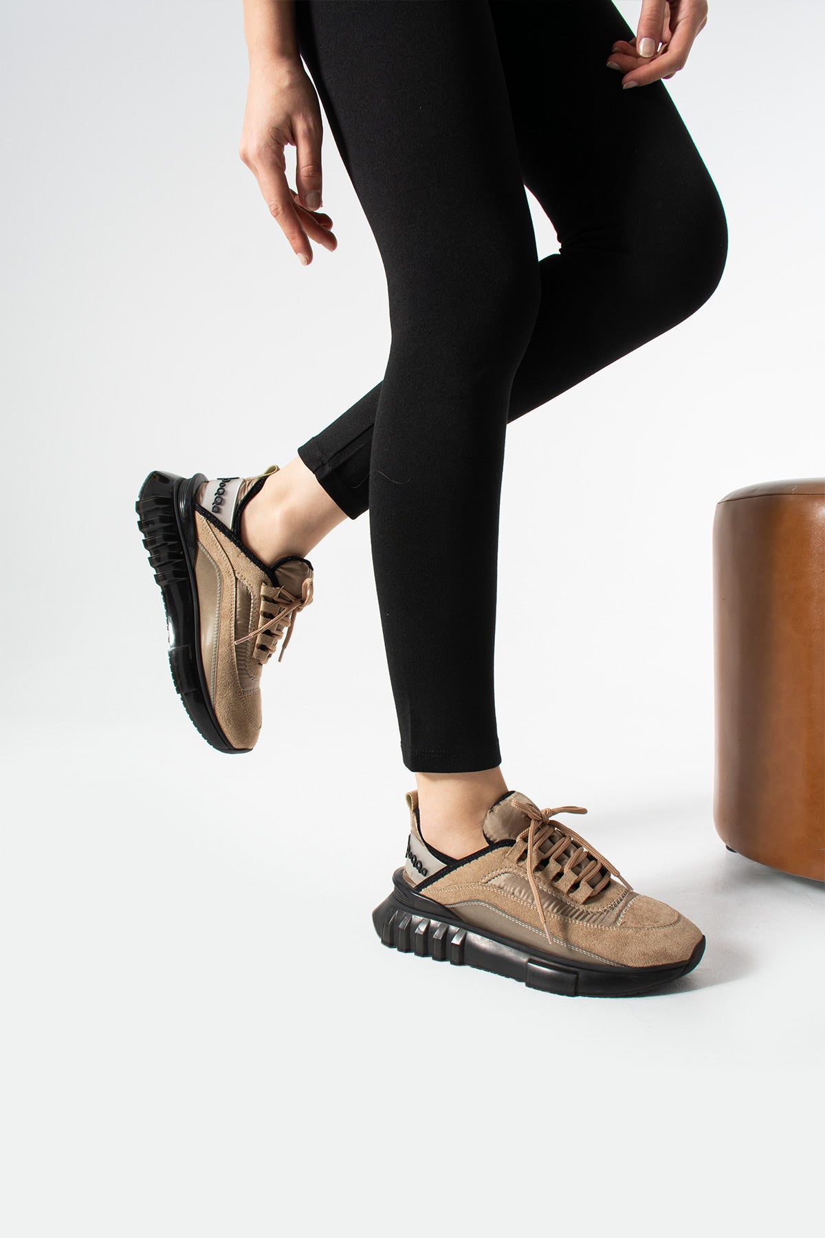 Kadın Comfort Spor Ayakkabı Vizon