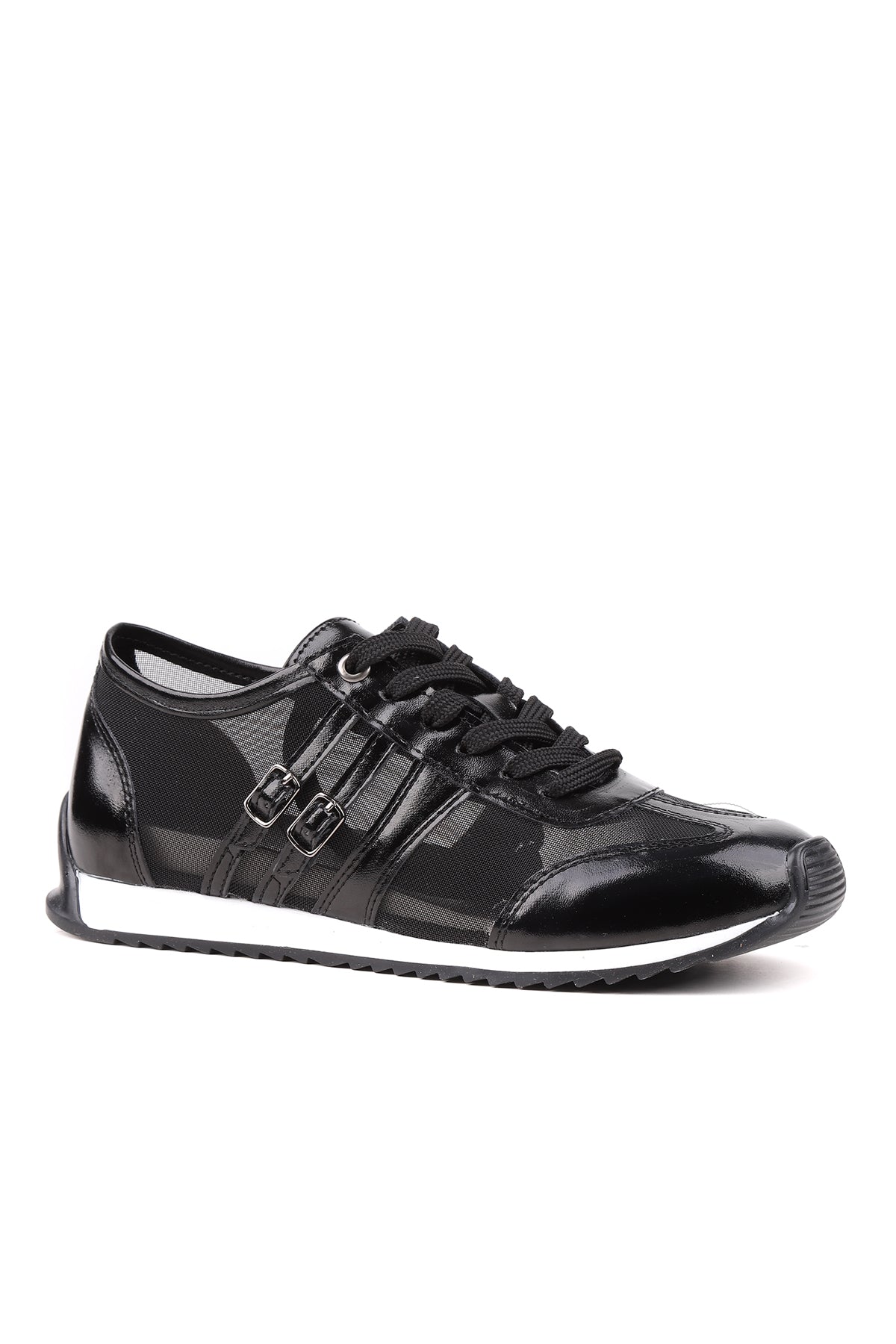 Siyah kadın sneaker STATO Axis yakın çekim