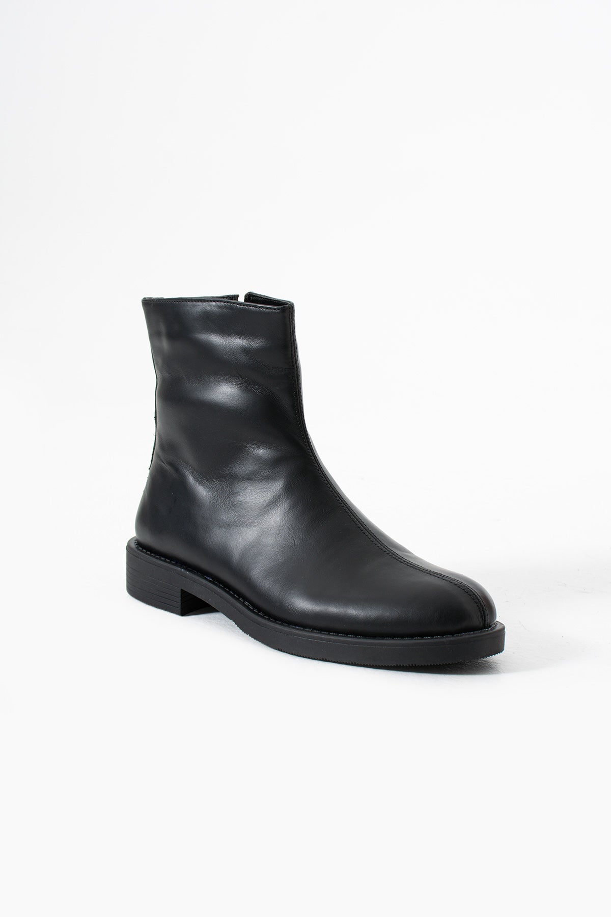Siyah Hakiki Deri Kadın Bot 217151153-01