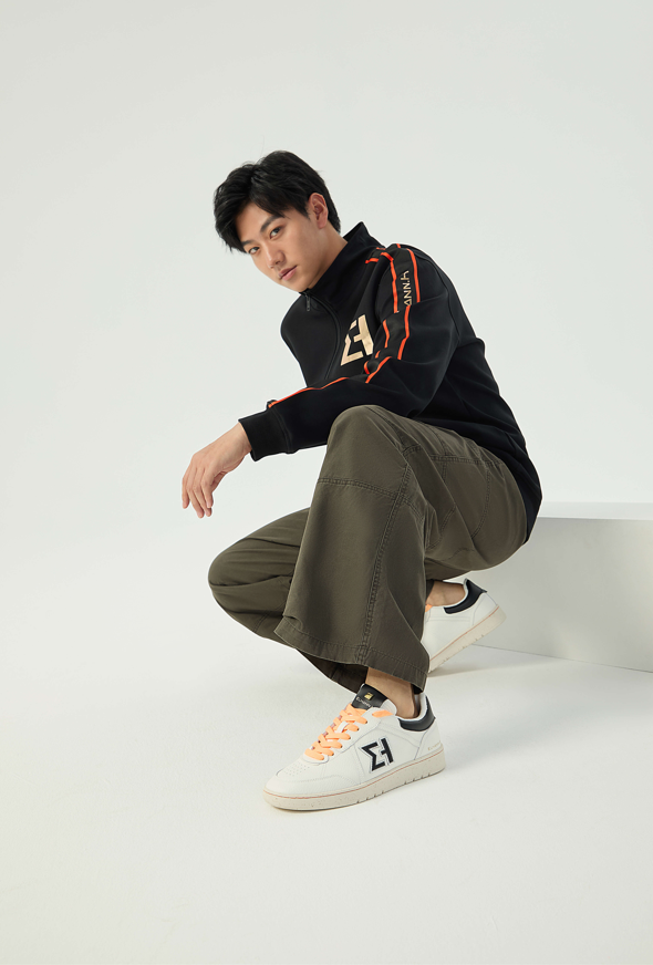 Elhann LS929 Web Neon (Beyaz Turuncu Detaylı) Unisex Sneaker