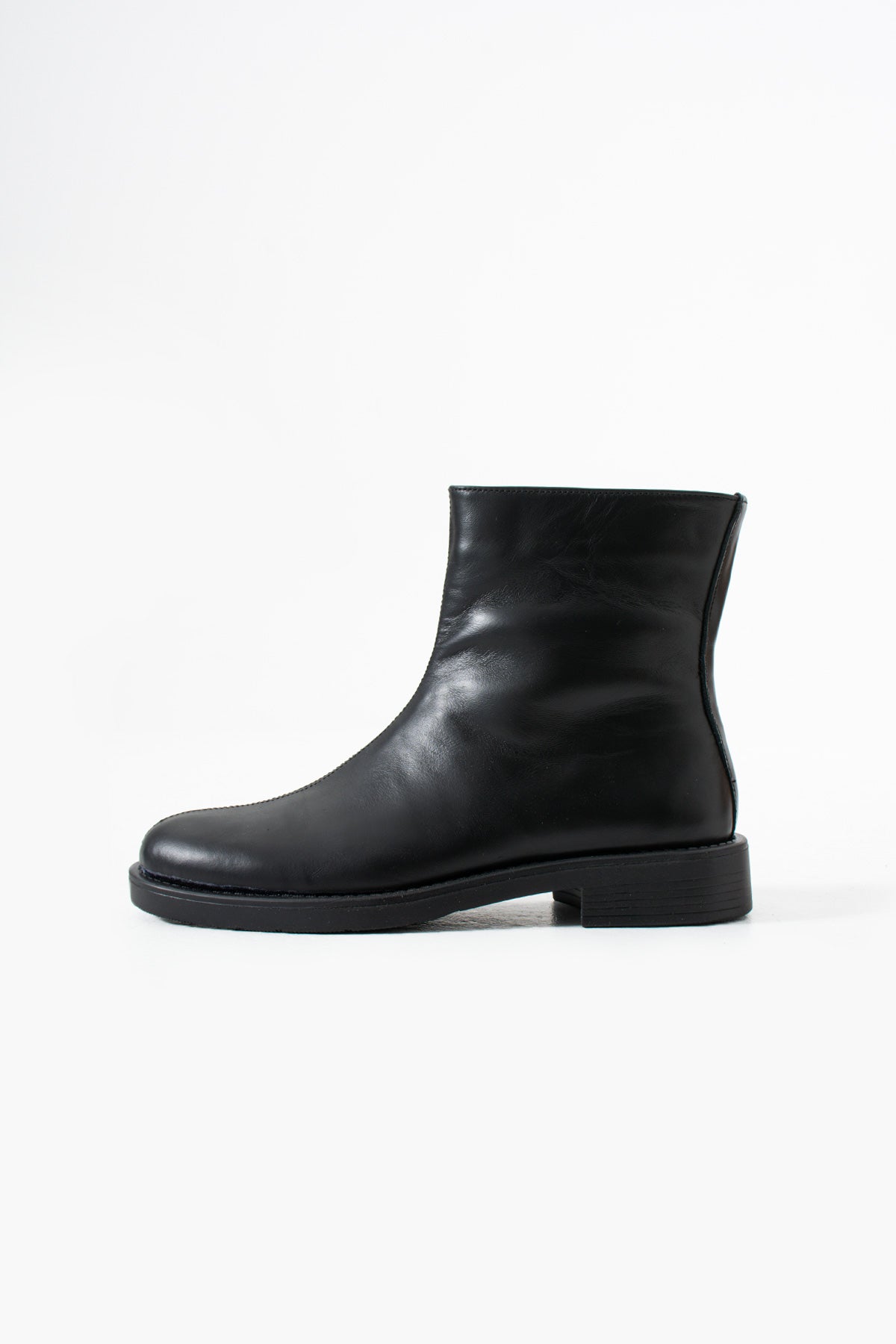 Siyah Hakiki Deri Kadın Bot 217151153-01