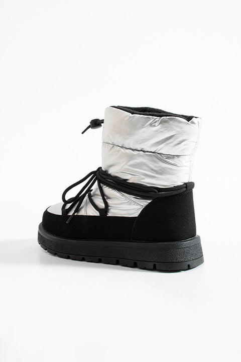 25-1413 Kadın Günlük Bot - Siyah Gri