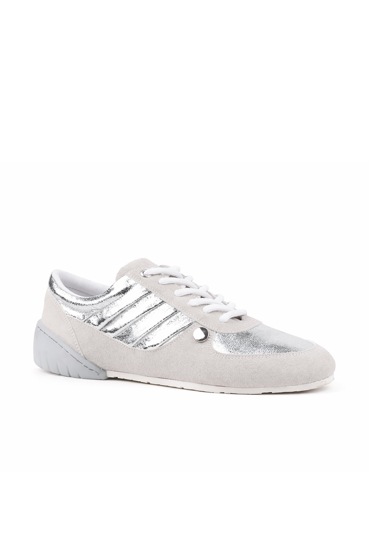 STATO Frame bağcıklı spor kadın sneaker gümüş