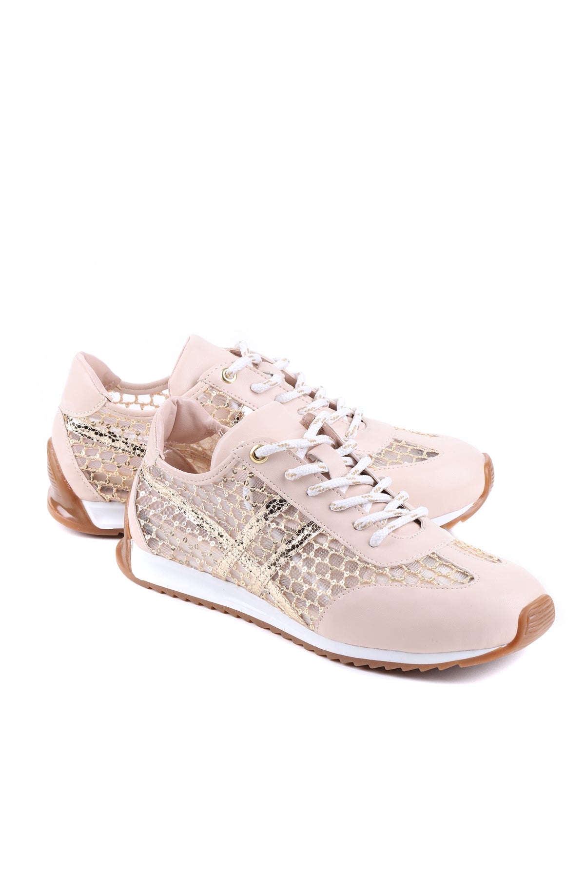 Stato Olivia File Detaylı Nefes Alan Hafif Günlük Kadın Sneaker Ayakkabı