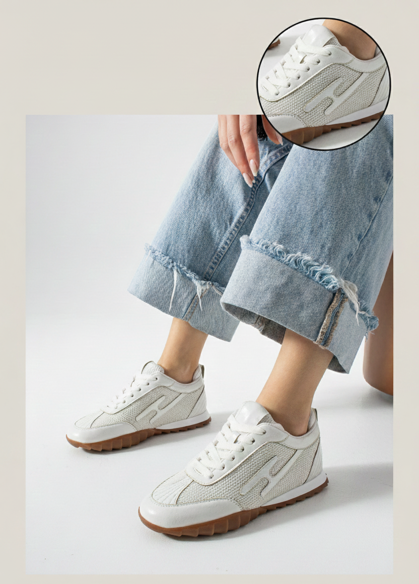 Kadın Comfort Beyaz Spor Ayakkabı