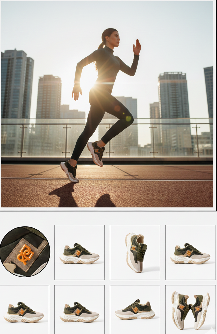 Dört Mevsim Vizon Comfort Kadın Spor Ayakkabı