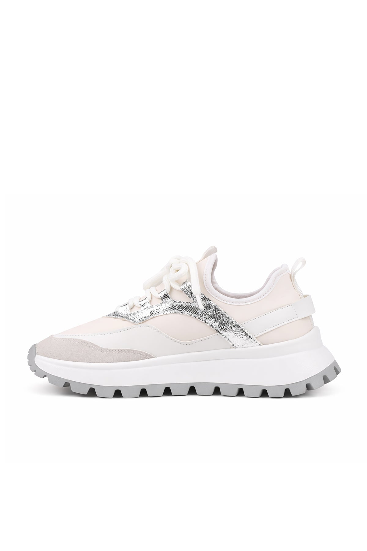 STATO Aura hafif kalın taban kadın sneaker beyaz