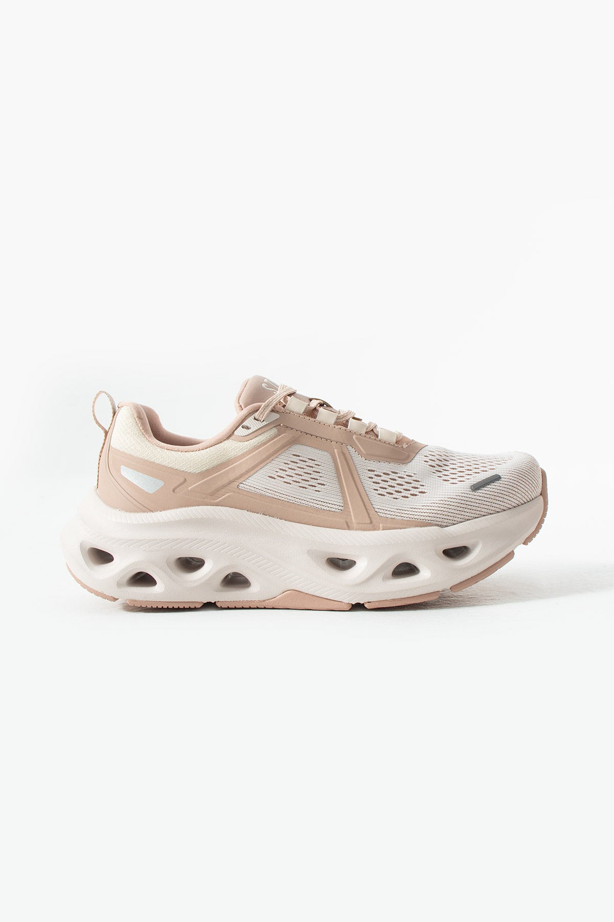 STATO hafif örgü triko kadın sneaker pudra