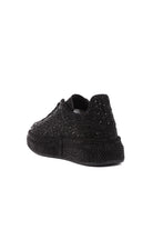 Siyah sneaker STATO Lessa yandan görünüm