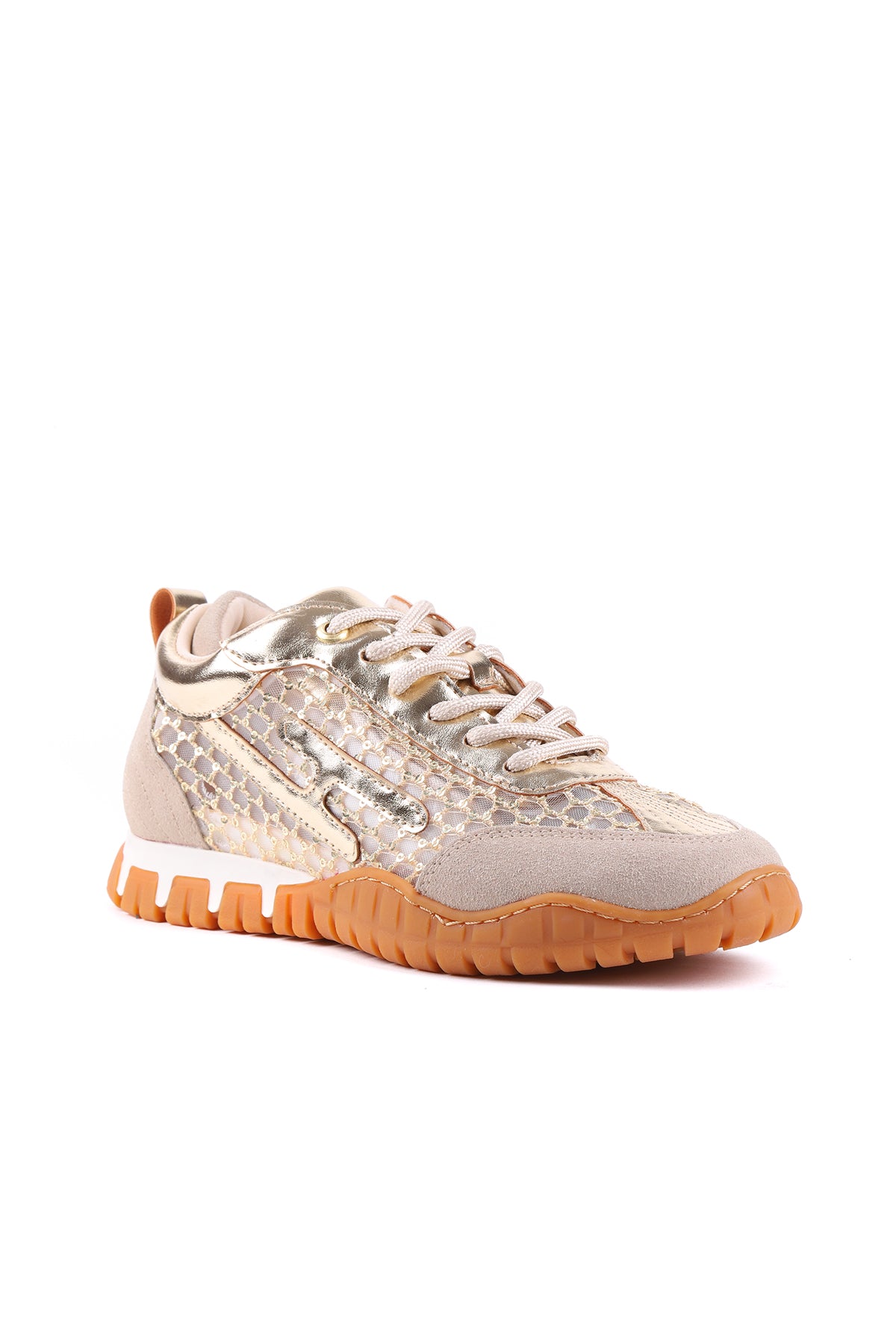 Stato Scarlet Nefes Alan File Detaylı Hafif Günlük Kadın Sneaker Ayakkabı