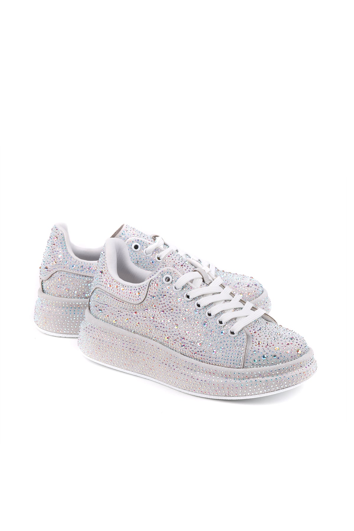 Gümüş kadın sneaker – STATO Lessa