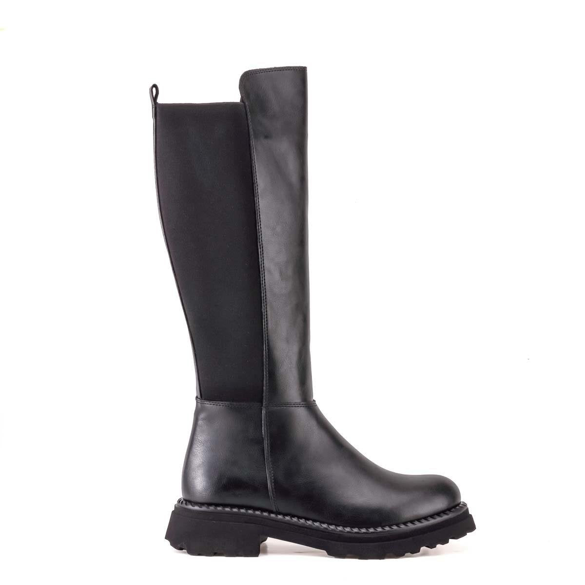 Stato Kadın Rugan Çizme Bot Siyah