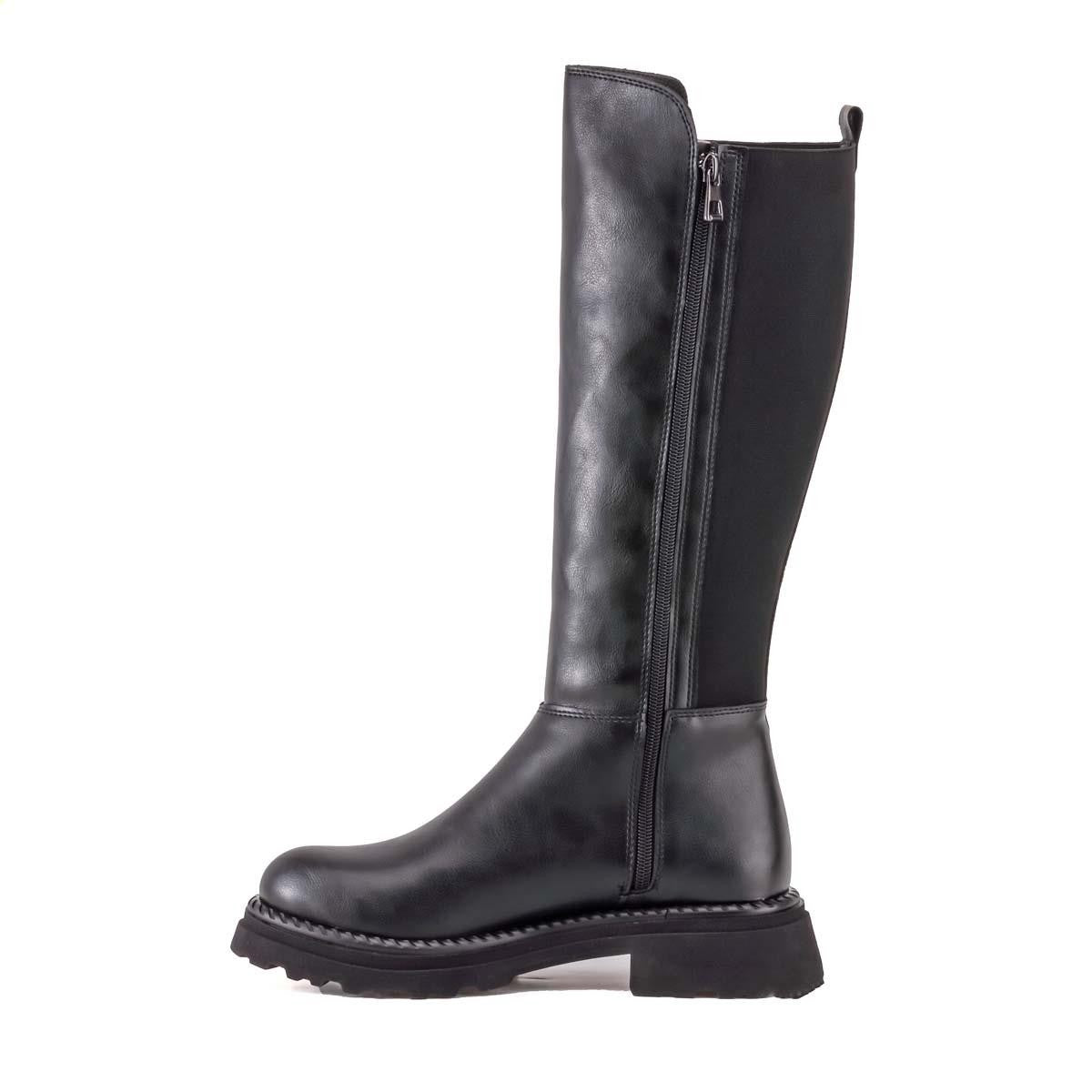 Stato Kadın Rugan Çizme Bot Siyah