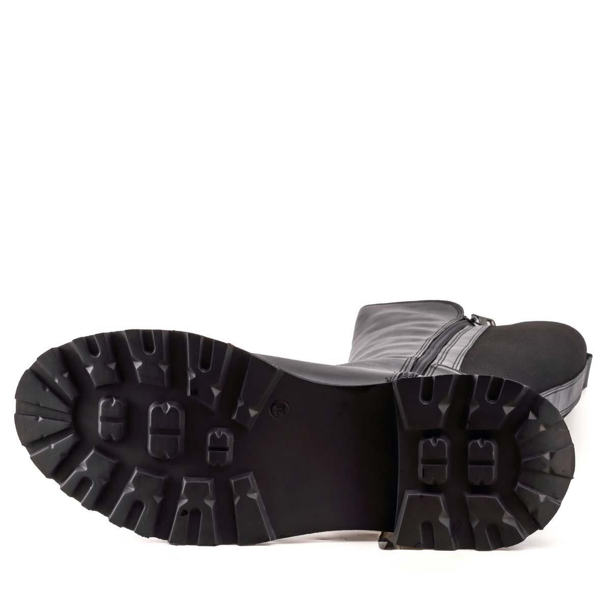 Stato Kadın Rugan Çizme Bot Siyah