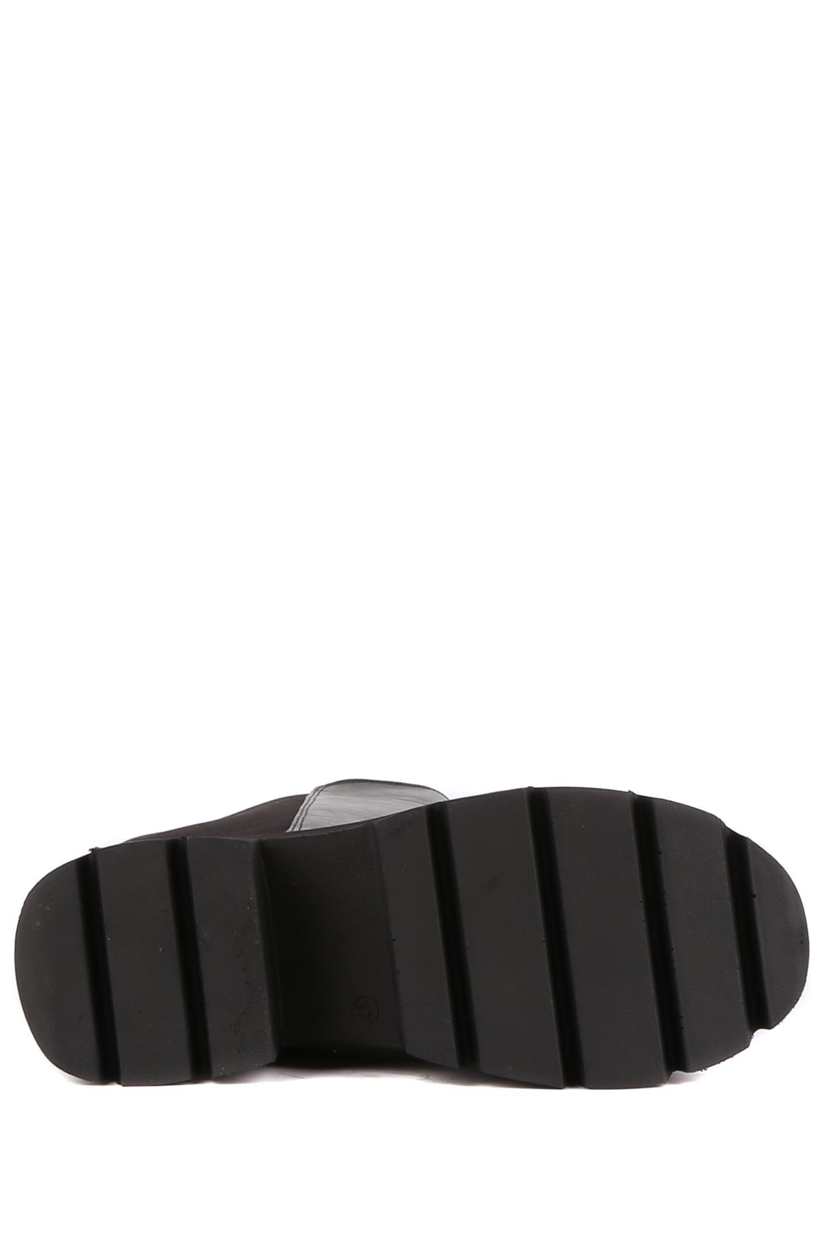 Stato - Siyah Renk Kalın Taban Kadın Çizme