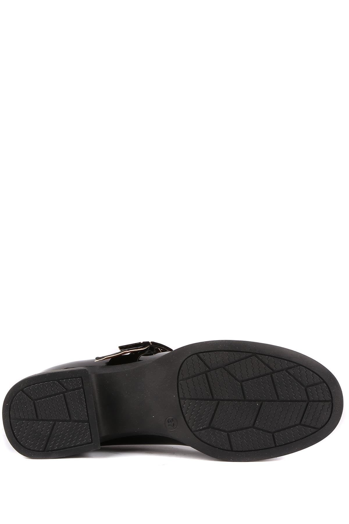 Stato - Siyah Rugan Tokalı Kadın Babet