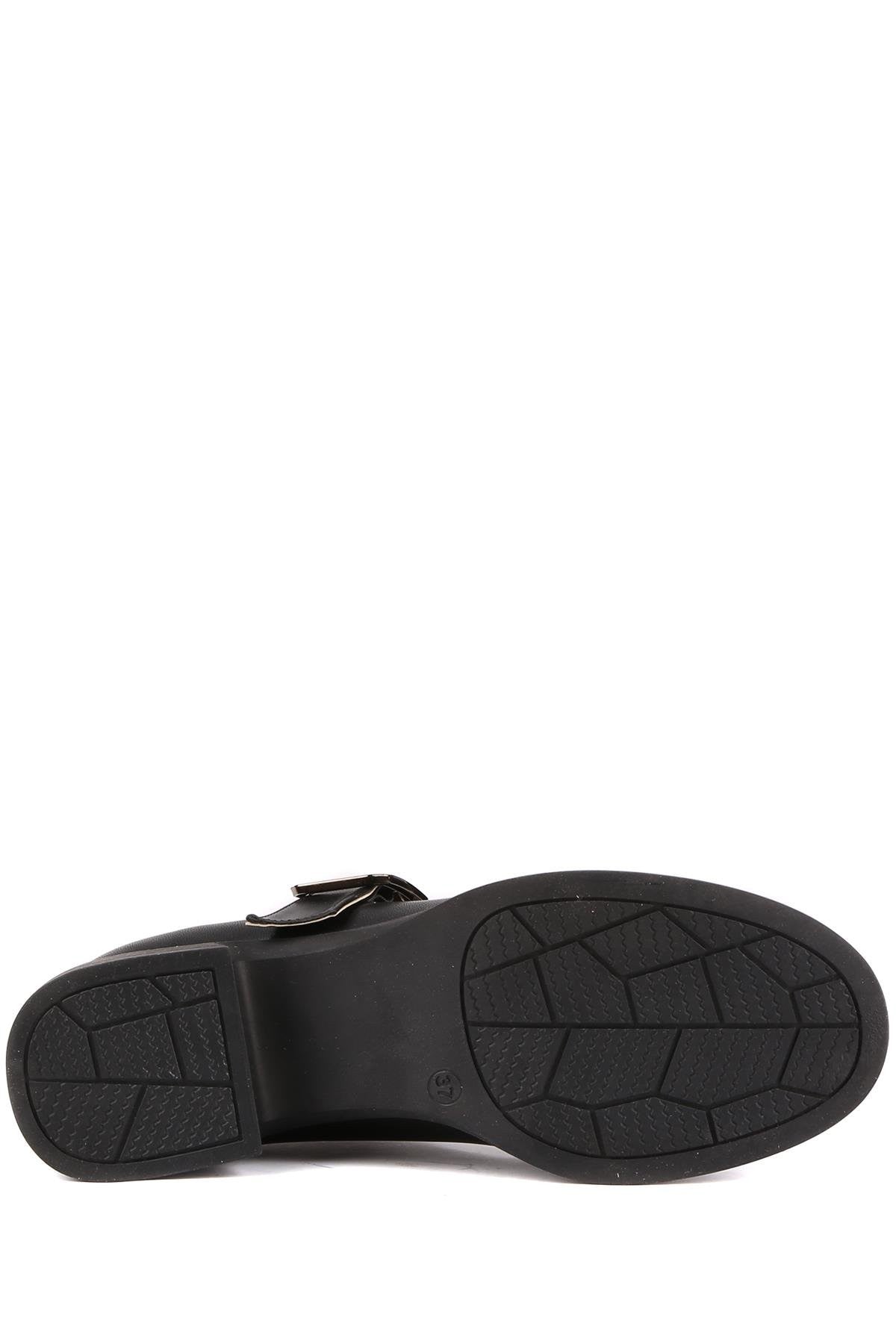 Stato - Siyah Renk Tokalı Kadın Babet