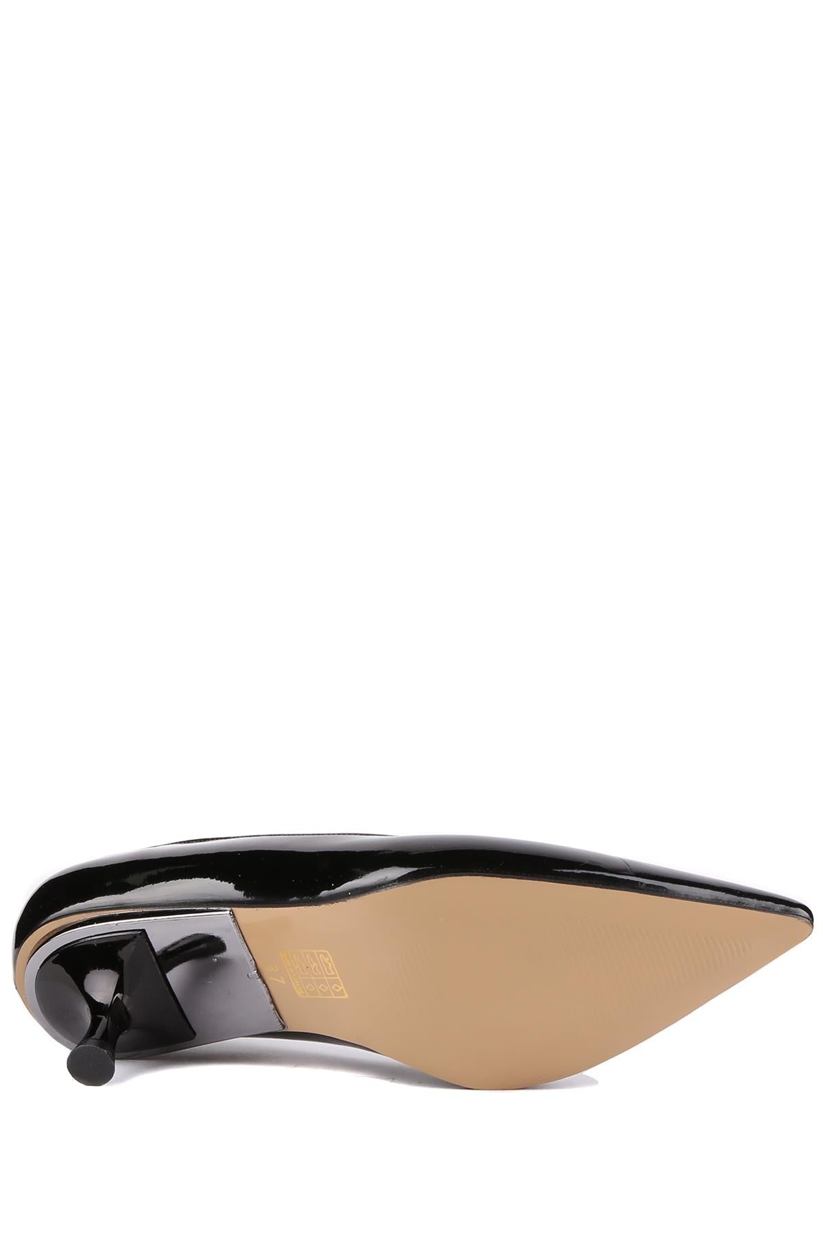 Stato - Siyah Rugan Kadın Topuklu Ayakkabı