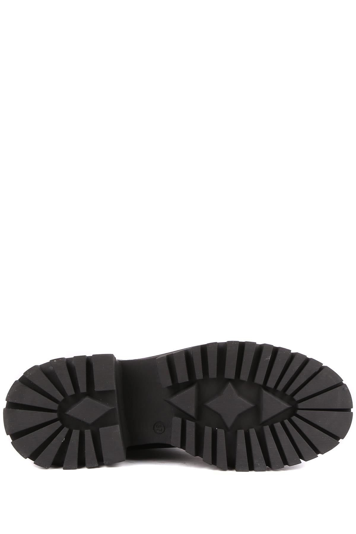 Stato - Siyah Renk Fermuarlı Kadın Postal Bot