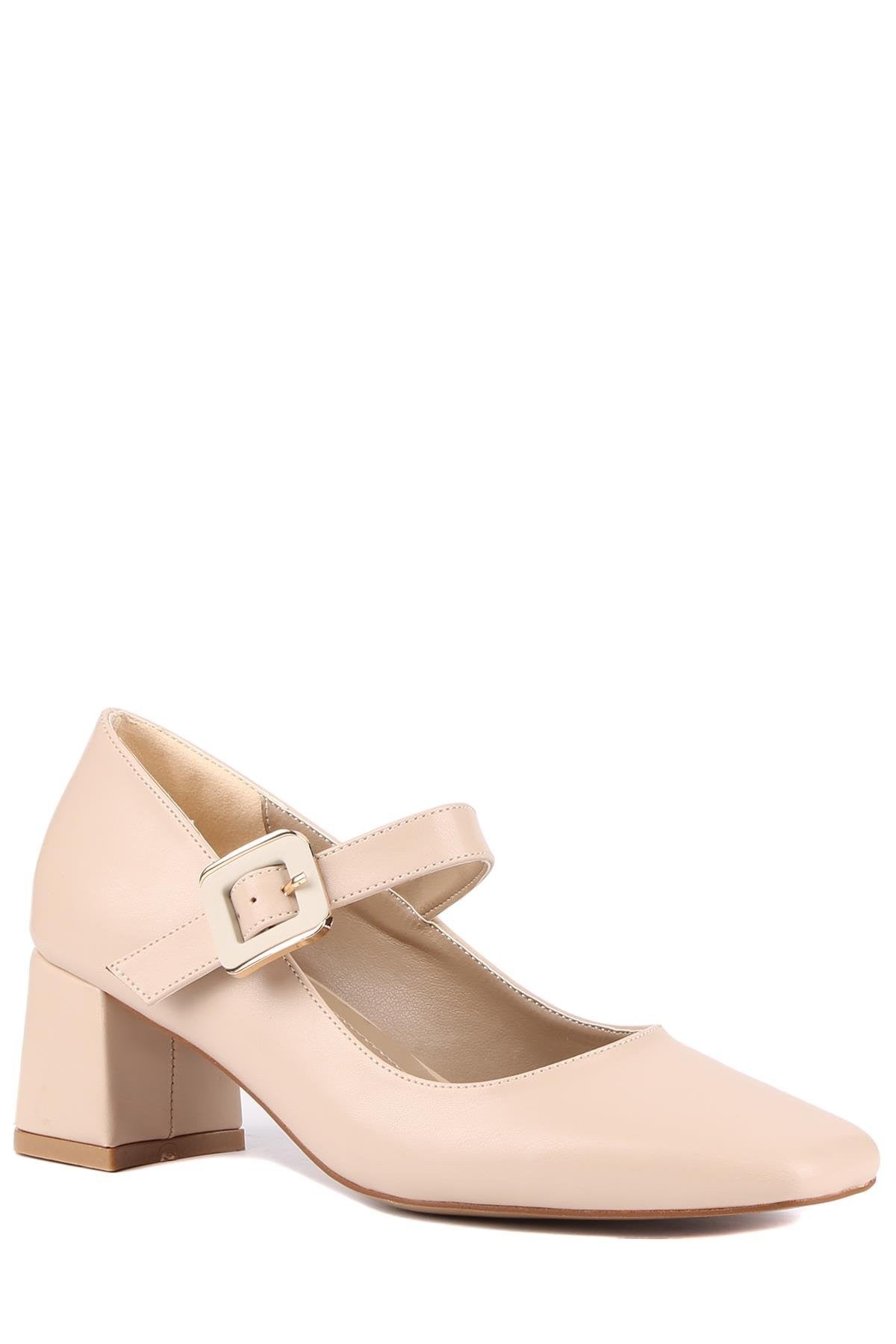 Stato - Ten Rengi Kadın Topuklu Ayakkabı