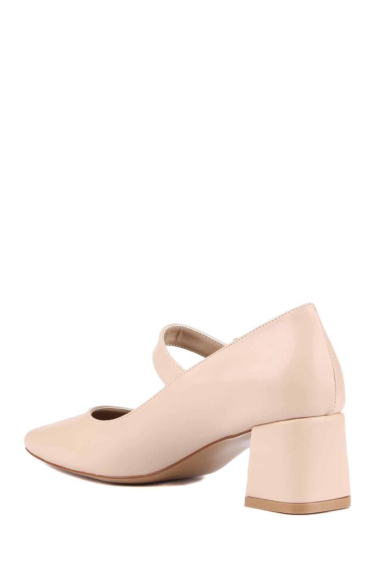 Stato - Ten Rengi Kadın Topuklu Ayakkabı