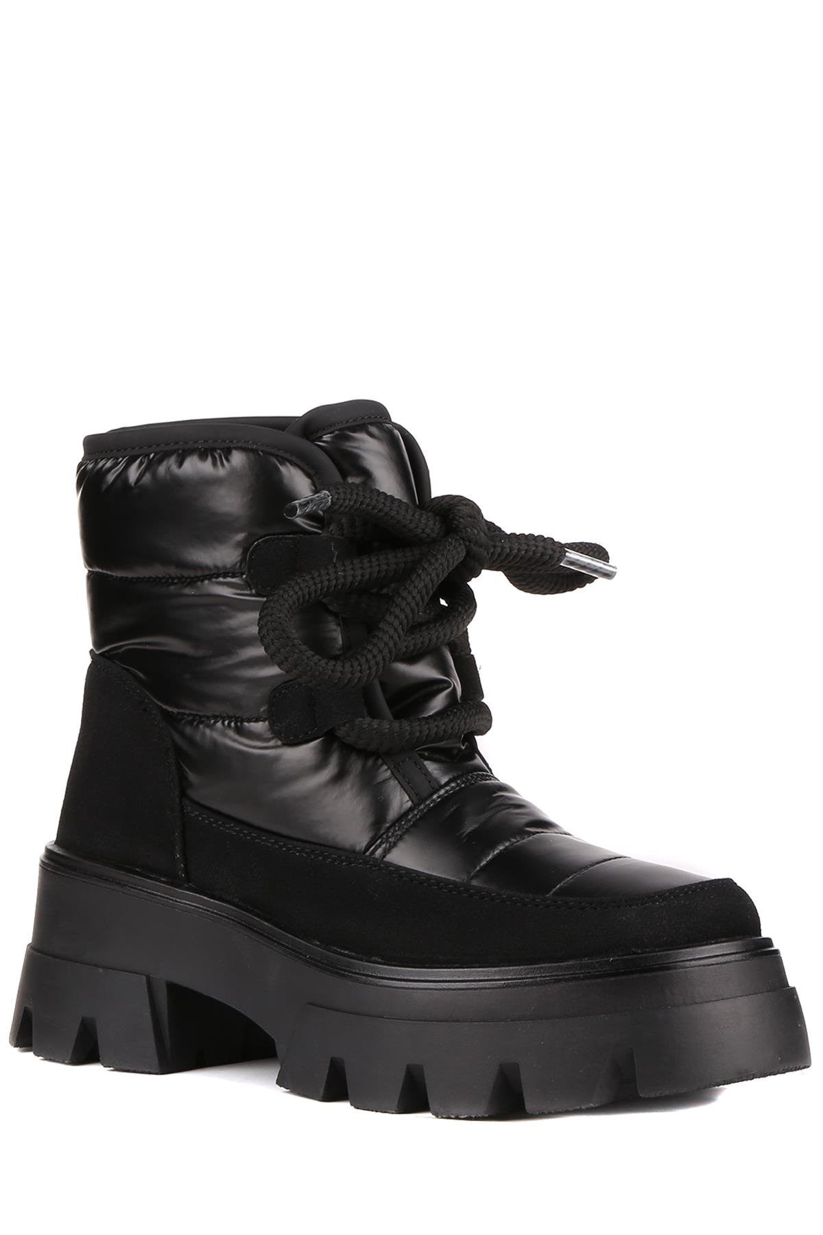 Stato - Siyah Renk Bağcıklı Kadın Bot