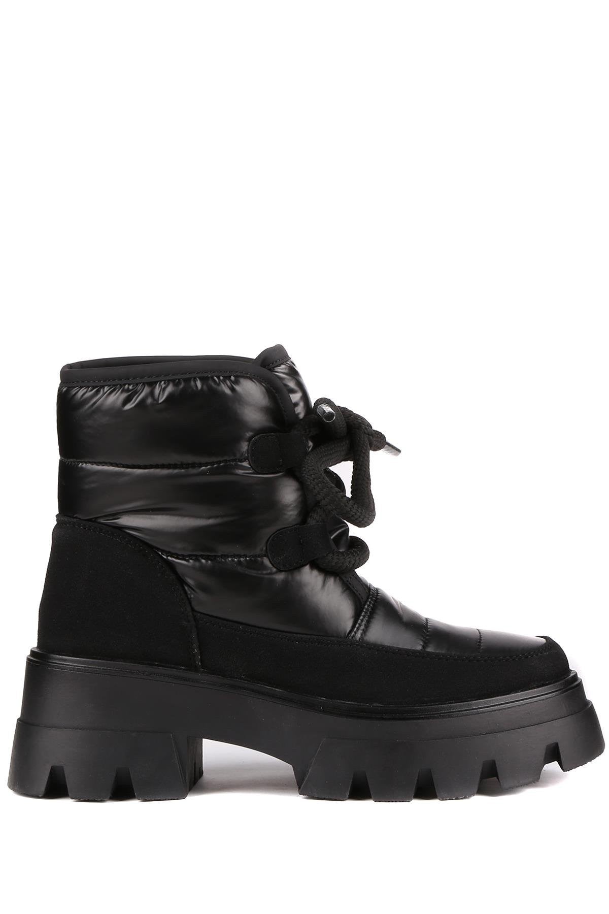 Stato - Siyah Renk Bağcıklı Kadın Bot