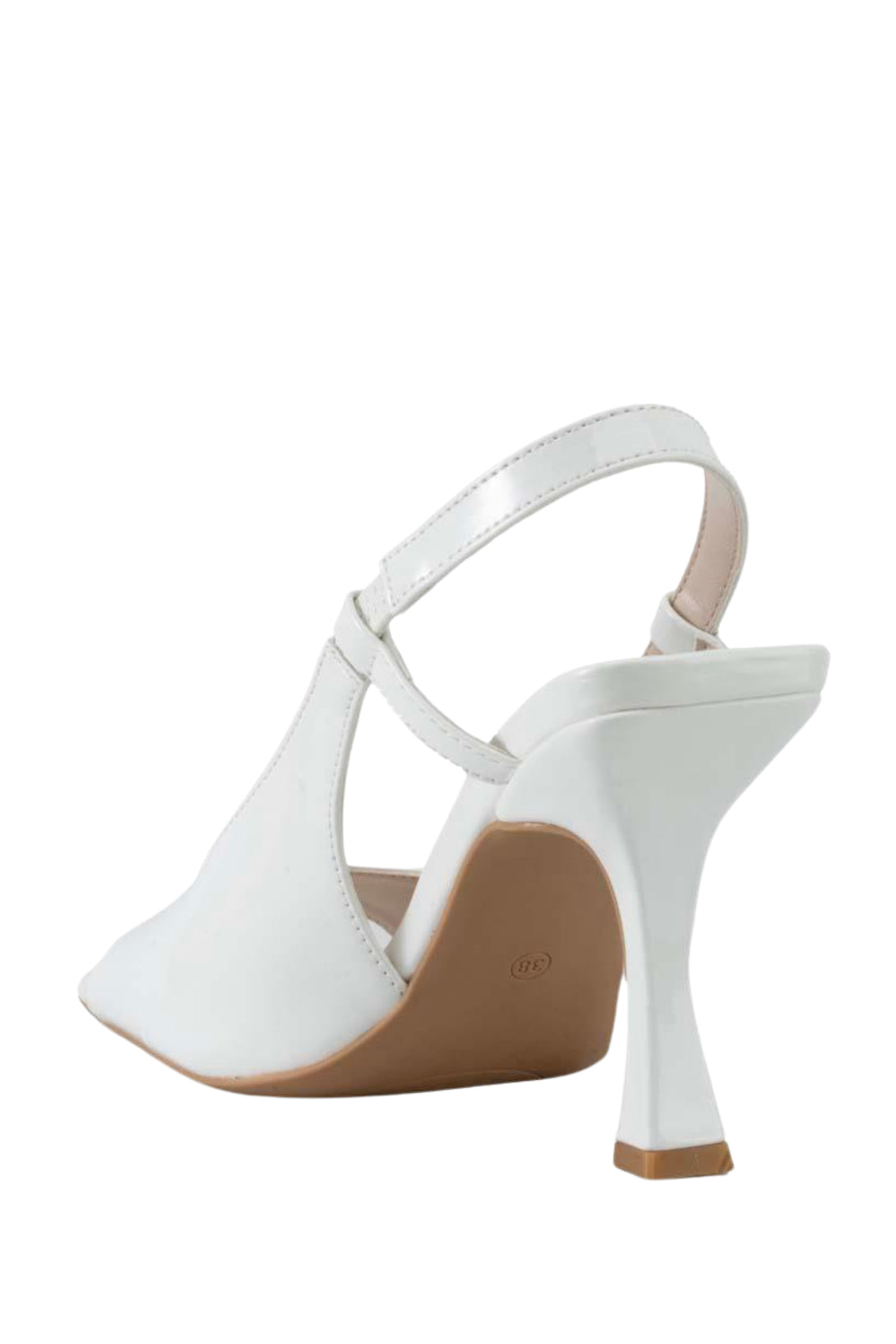 Stato Beyaz Topuklu Ayakkabı