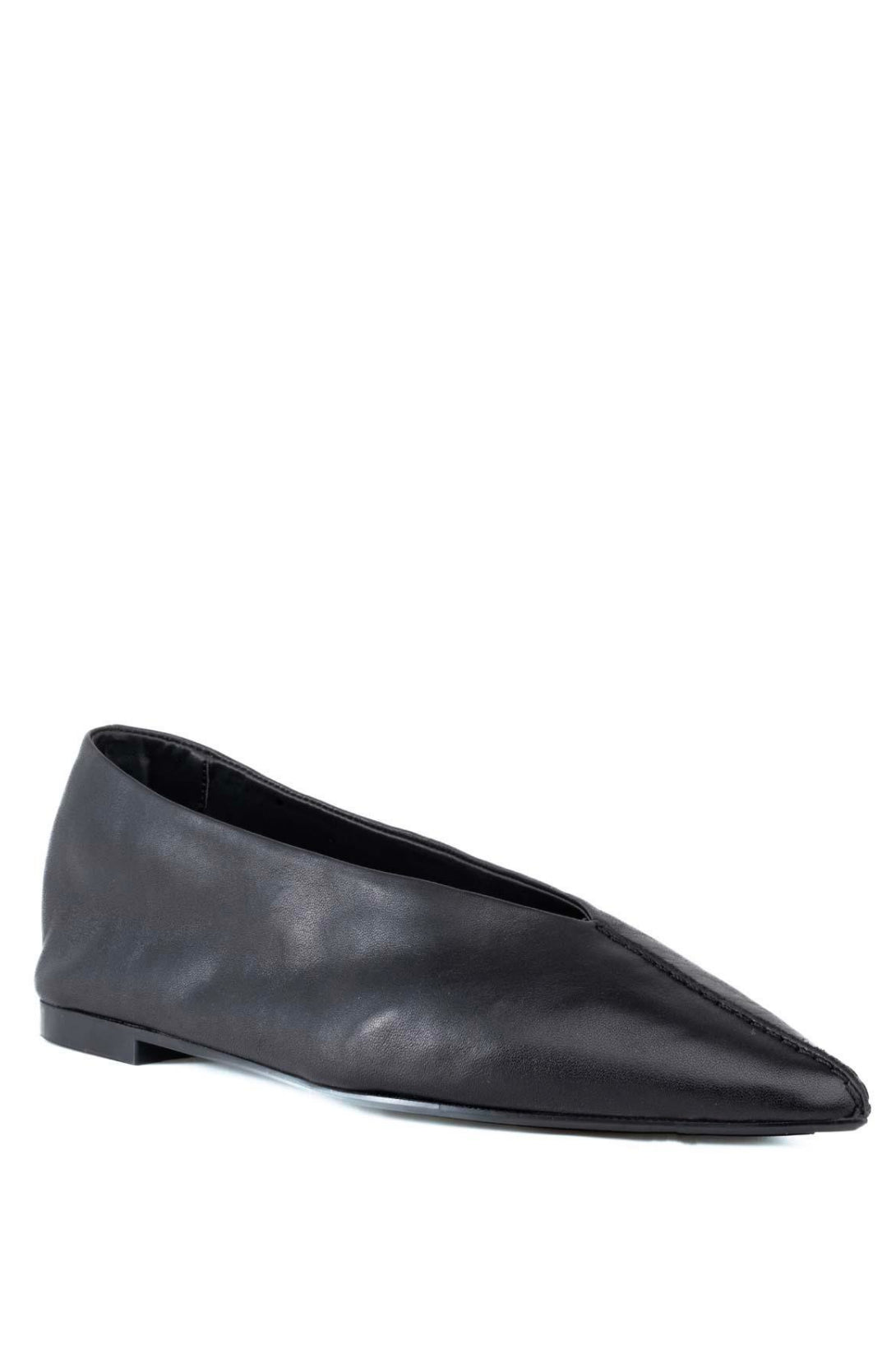 Stato Kadın Deri Siyah Babet Ayakkabı