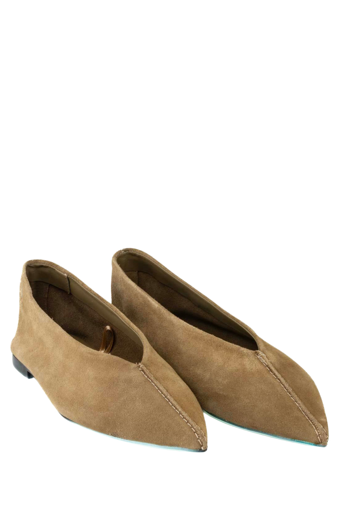 Stato Kadın Hakiki Deri Babet Haki