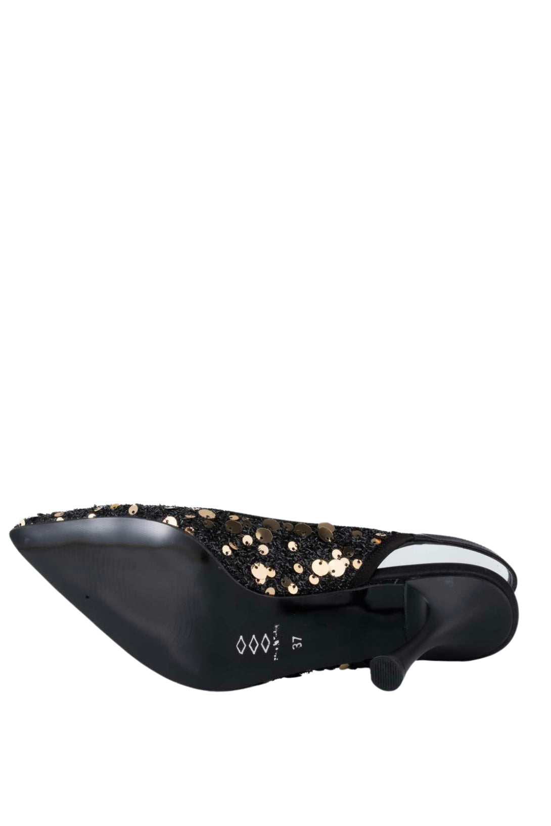 Stato Kadın Parılıtı Topuklu Ayakkabı Siyah