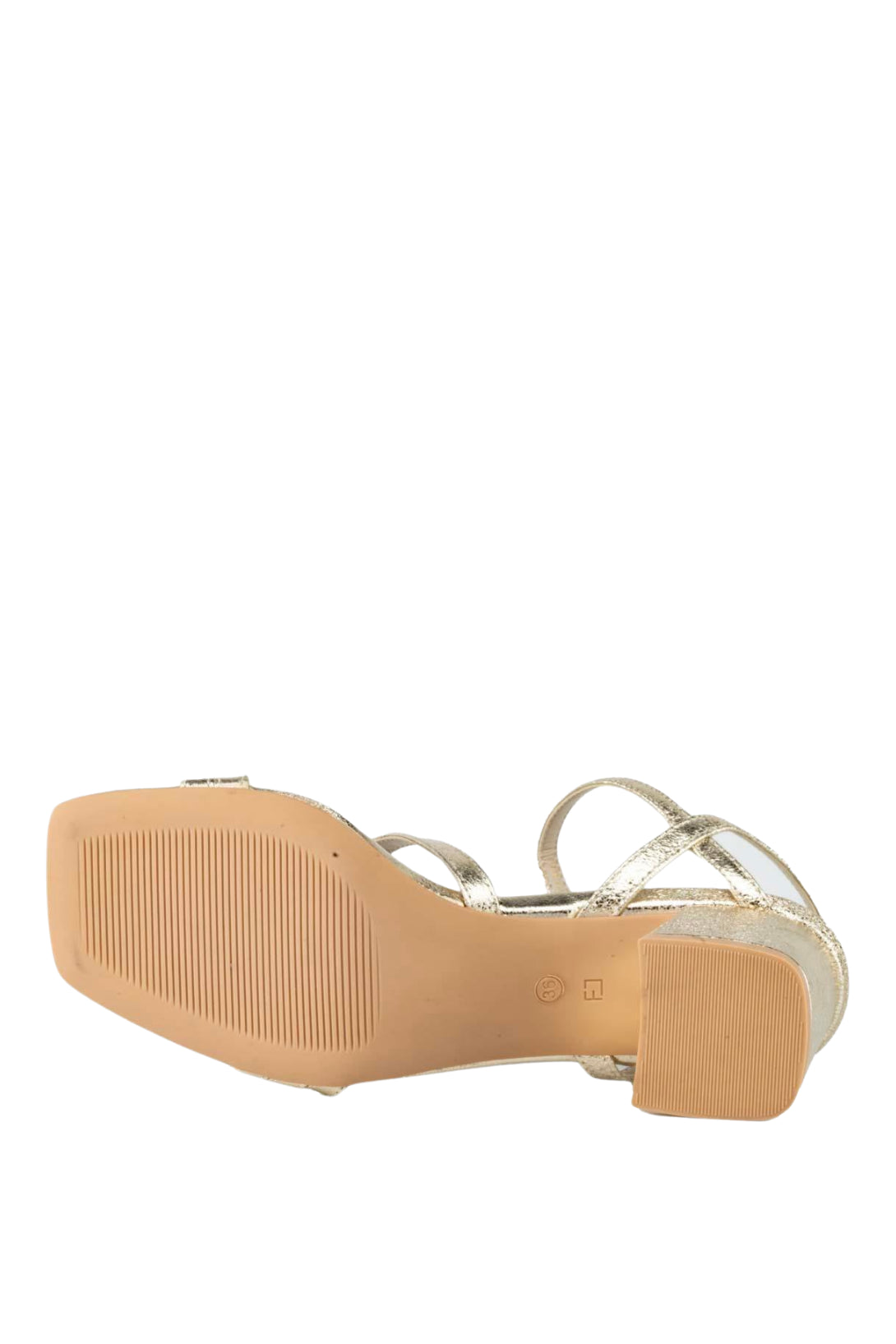 Stato Kadın Topuklu Sandalet Gold